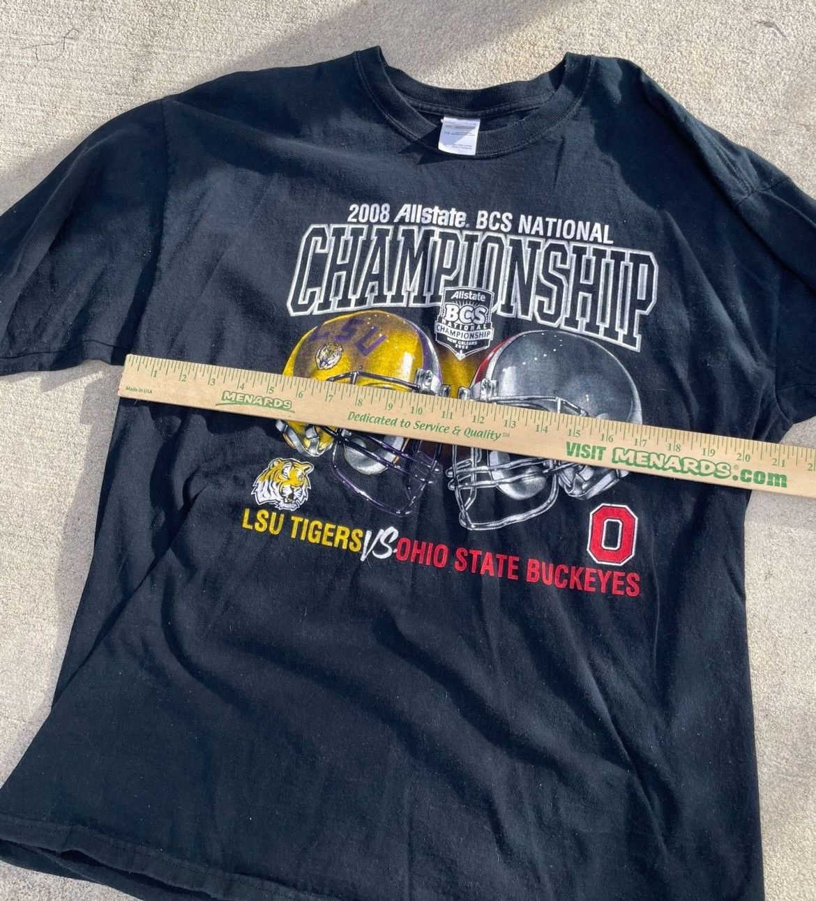 Gildan 2008 Allstate BCS National Championship LSU Tigers vs Ohio Size US XL / EU 56 / 4 - 9 Thumbnail