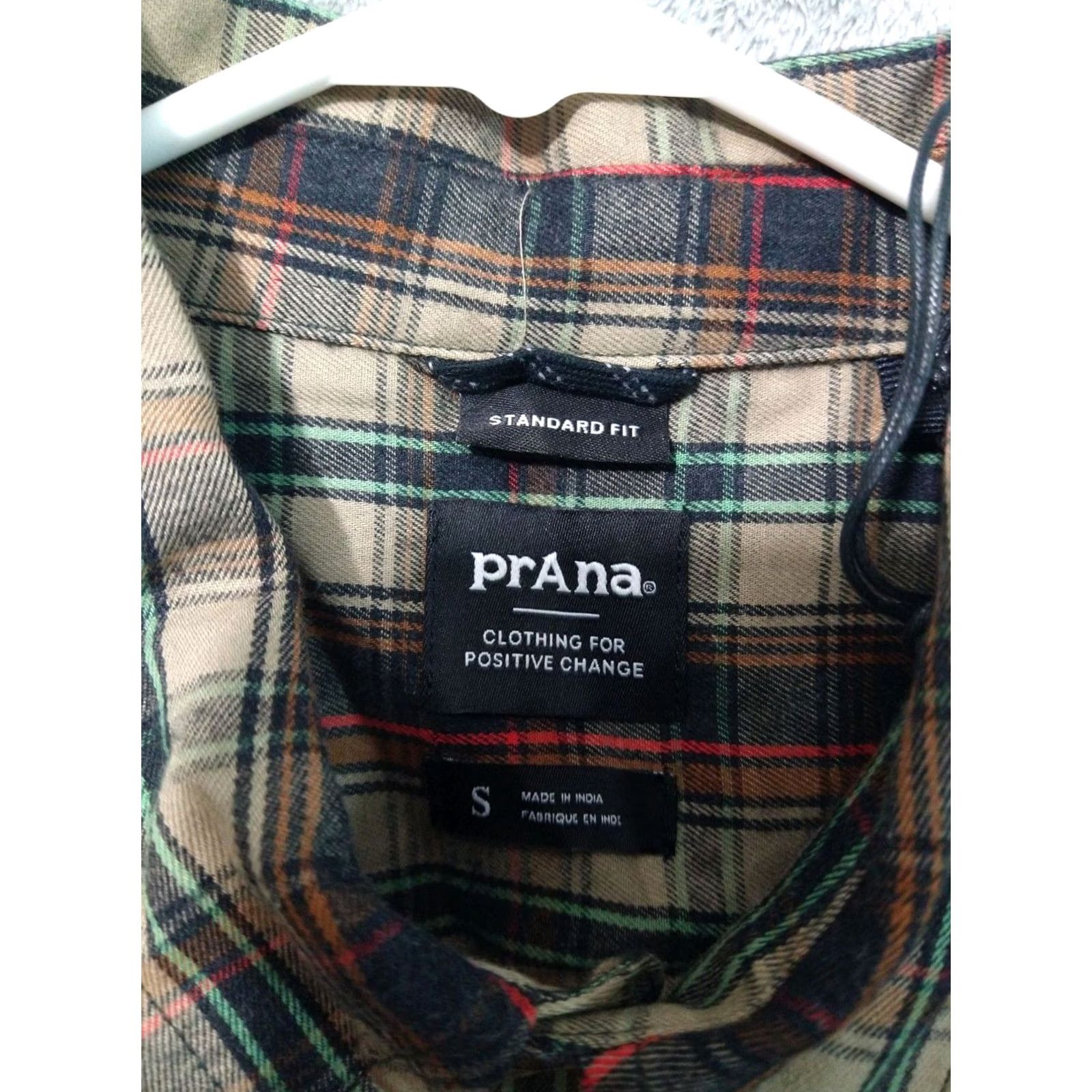 Prana PrAna Shirt Mens Small Plaid Los Feliz Flannel Long Sleeve Button Up Lot of 3 Size US S / EU 44-46 / 1 - 7 Thumbnail