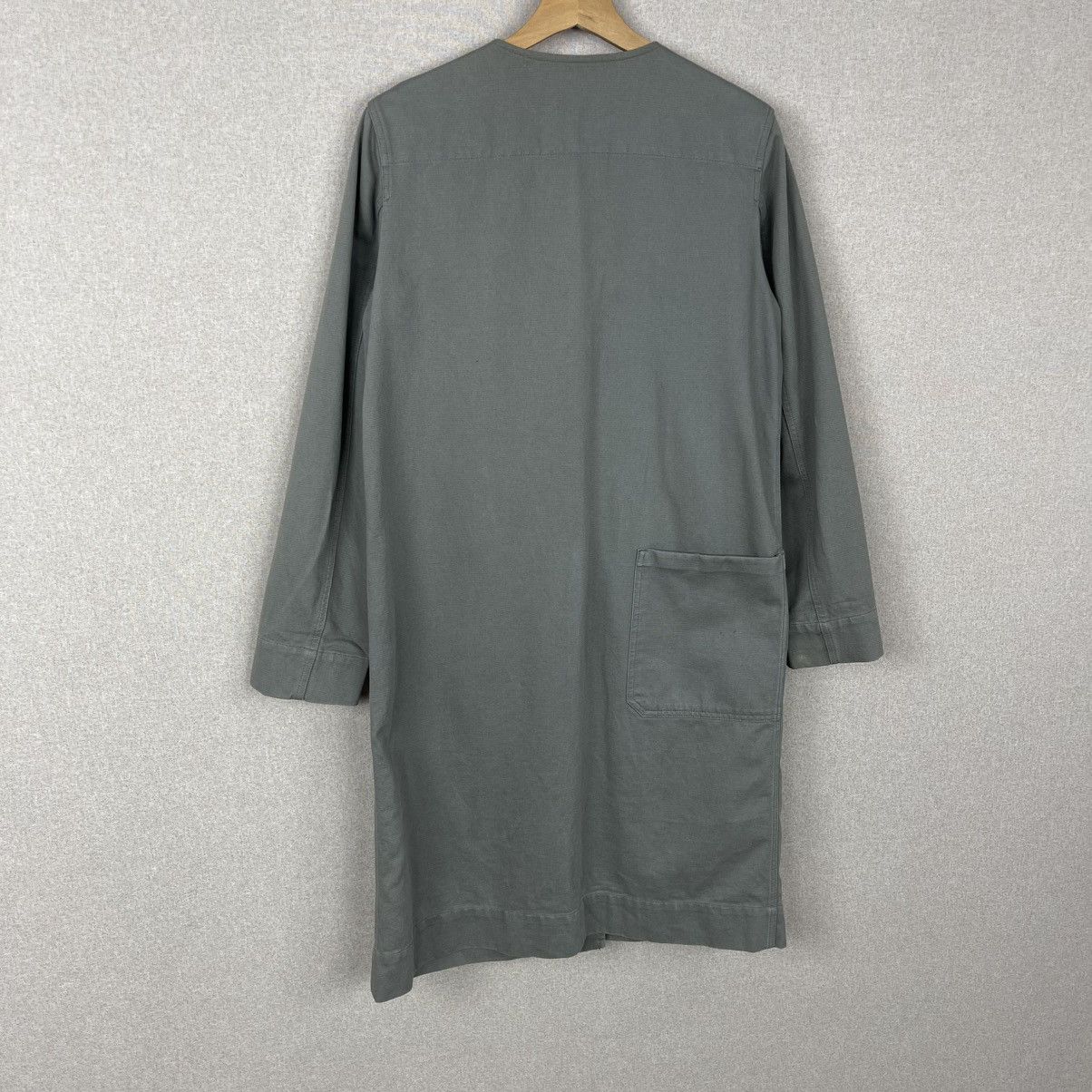 VINTAGE 90s MAISON MARGIELA KHAKI CANVAS COAT