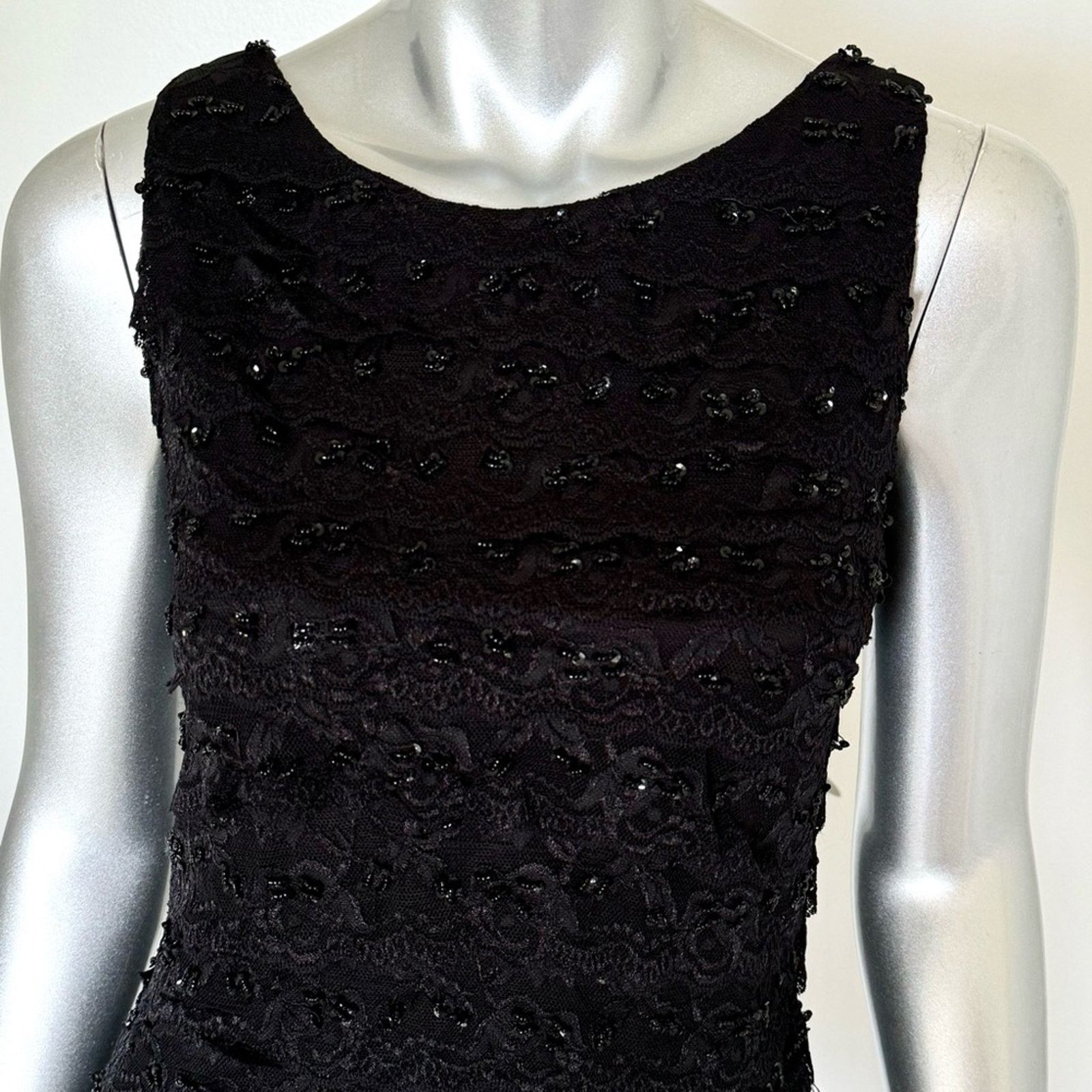 Other MARINA Black Dress with Beads, Size 8 Size M / US 6-8 / IT 42-44 - 3 Thumbnail