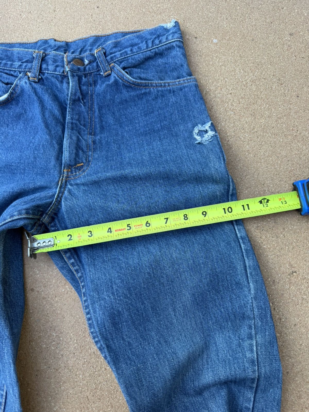 Levi's Vtg 70’s Levi’s 646 Orange Tab Bellbottom Flare Jeans 29x30 Size US 29 - 13 Thumbnail