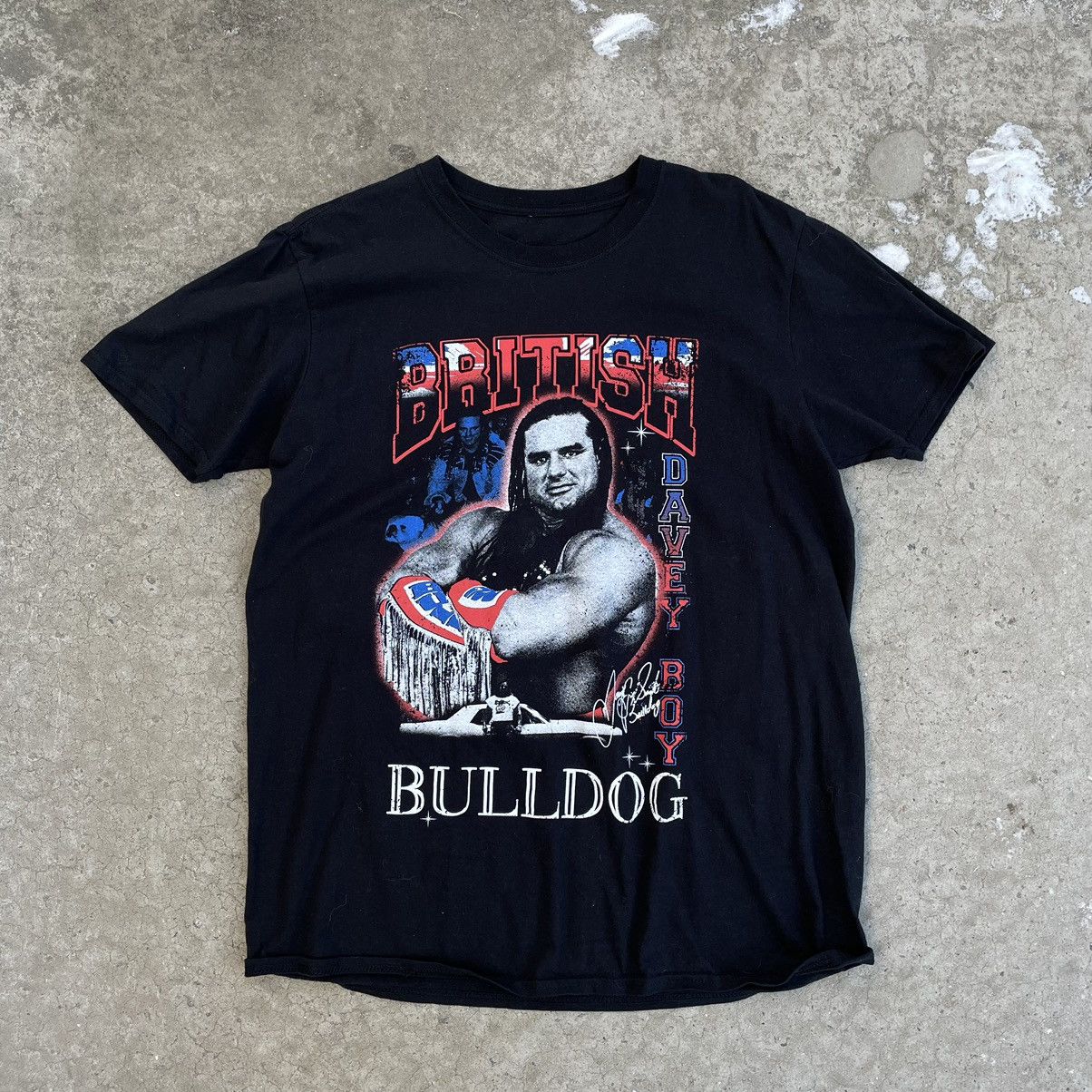 Vintage × WWE Vintage T-shirts WWE British Bull Dog Y2K 90s USA Style Size US L / EU 52-54 / 3 - 1 Thumbnail
