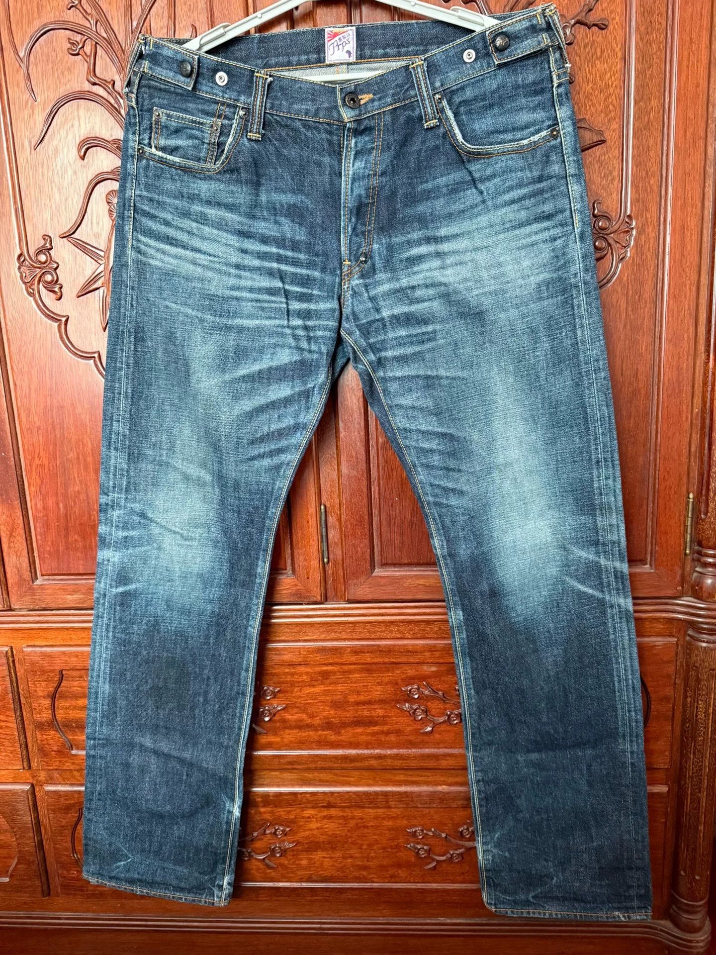 Other Men's Japanese Straight Washed Jeans Size US 36 / EU 52 - 1 Thumbnail