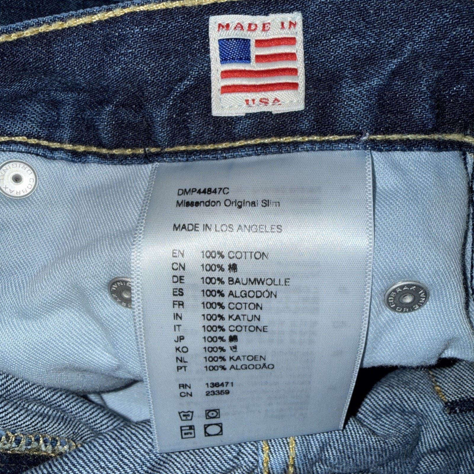 Deus Ex Machina Deus Ex Machina Missendon Japanese Selvedge Denim 29x31 USA Size US 29 - 3 Thumbnail