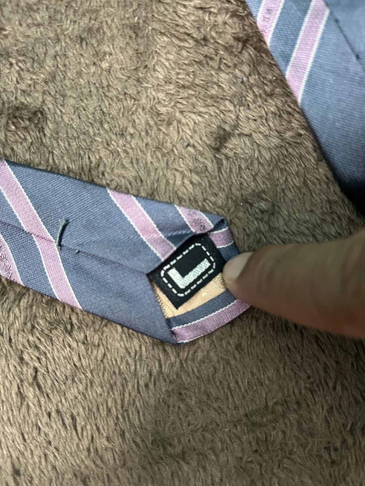 Lancel × Vintage Lancel Silk Necktie Size ONE SIZE - 7 Thumbnail