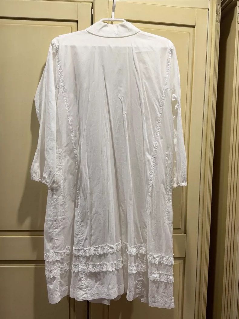 Comme des Garcons Comme Des Garcons Cotton Lace Shirt Dress Size XS / US 0-2 / IT 36-38 - 3 Thumbnail