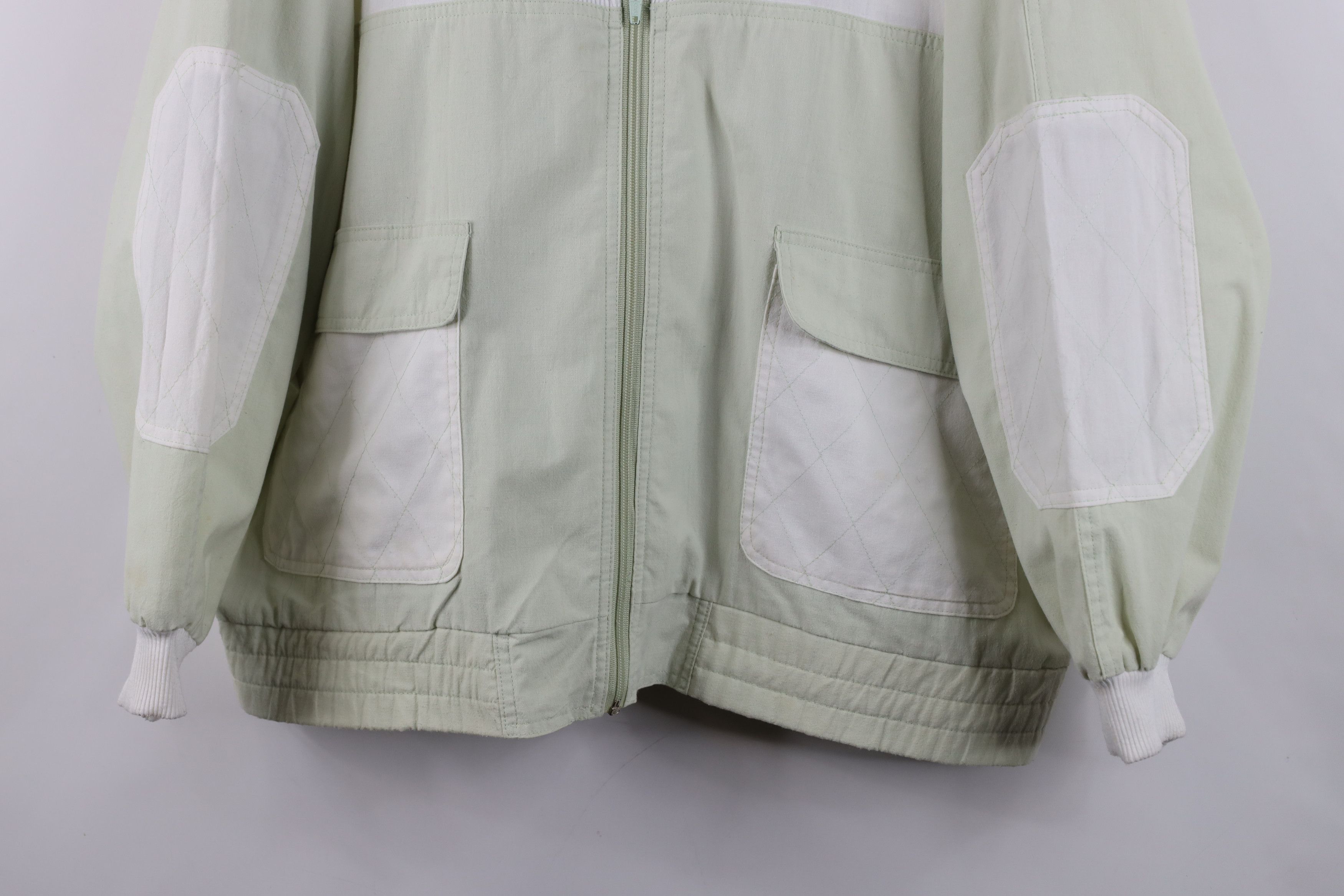 Vintage Vintage 90s Streetwear Baggy Big Pocket Jacket Green Size 3XL / US 20-22 - 3 Thumbnail
