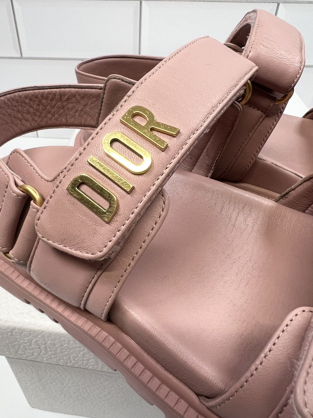 Dior Christian Dior Dioract Double Strap Sandals Slides Sandal Size US 6.5 / IT 36.5 - 6 Thumbnail