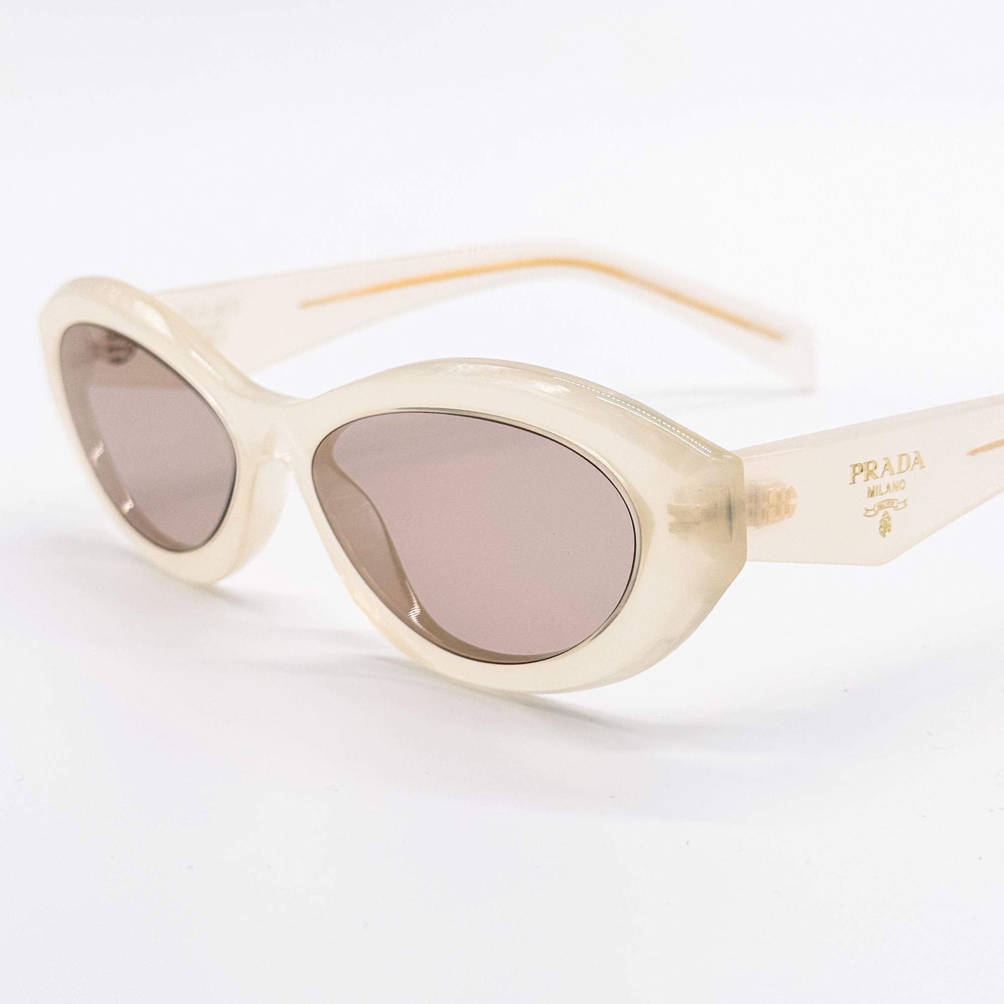 Prada NEW PRADA SUNGLASSES, PRADA SPR 26Z 12V4I2 WOMEN OPAL MILK/B Size ONE SIZE - 7 Thumbnail