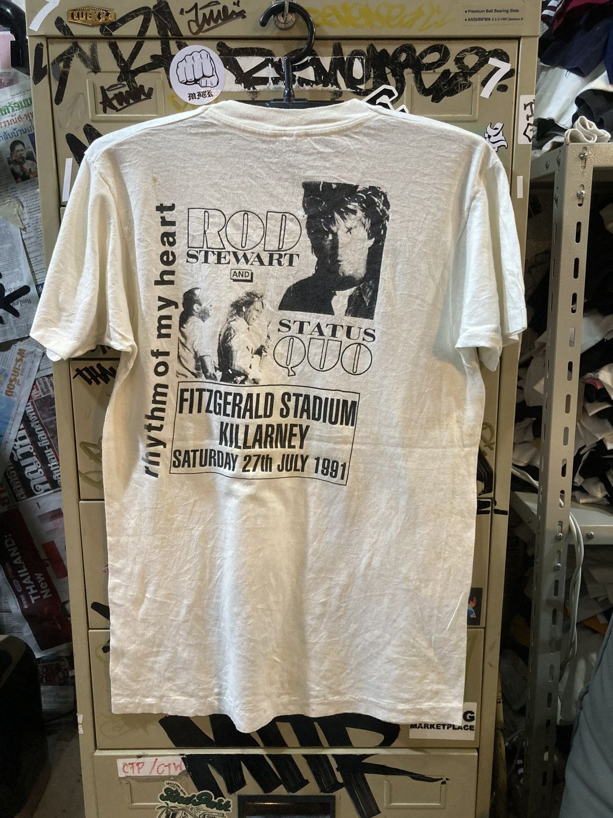 Band Tees Rod Stewart 1991’s Size US M / EU 48-50 / 2 - 5 Thumbnail