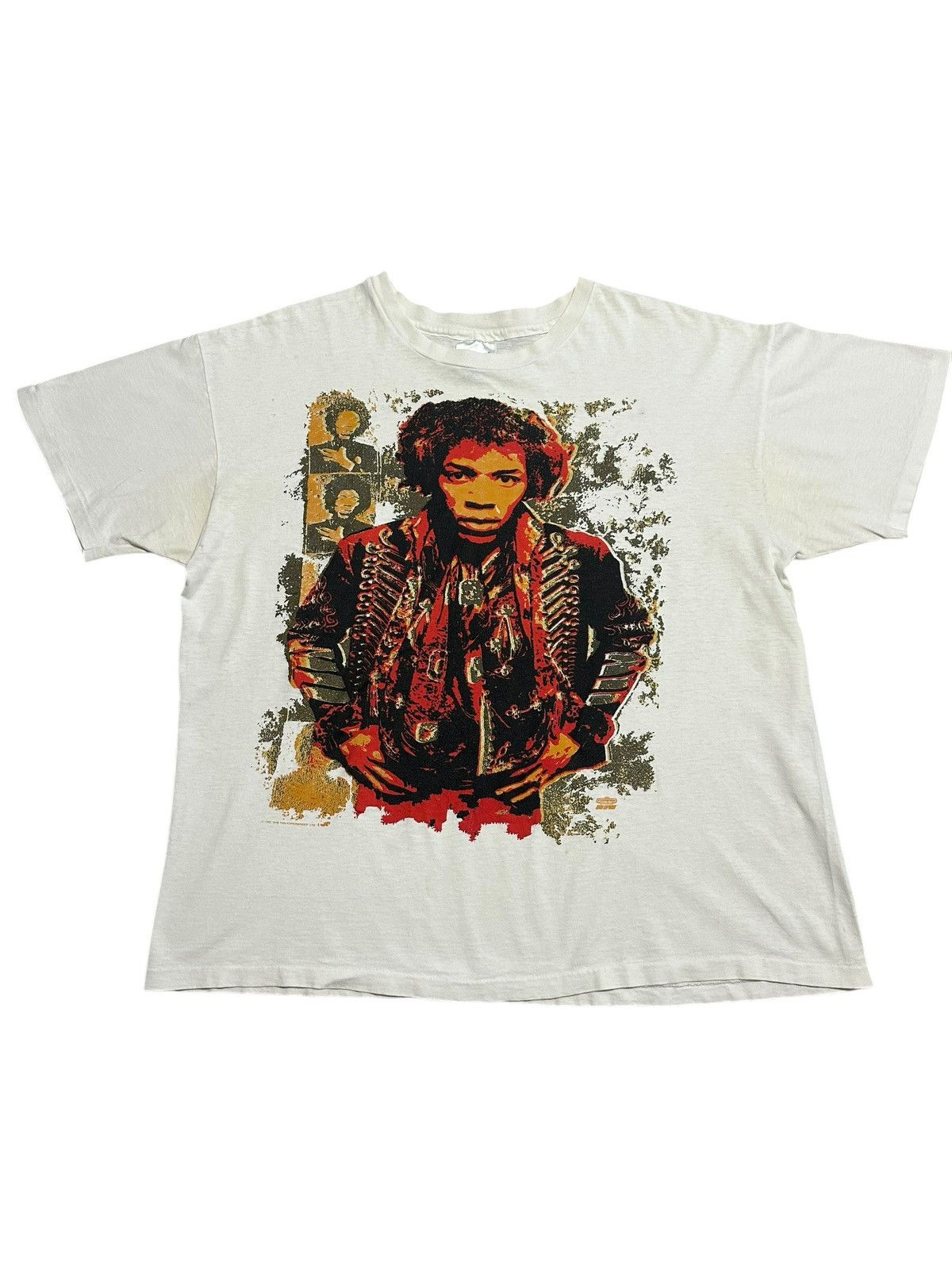 Band Tees × Vintage Vintage 1993 Jimi Hendrix On The Road Again Shirt Size US XL / EU 56 / 4 - 1 Thumbnail