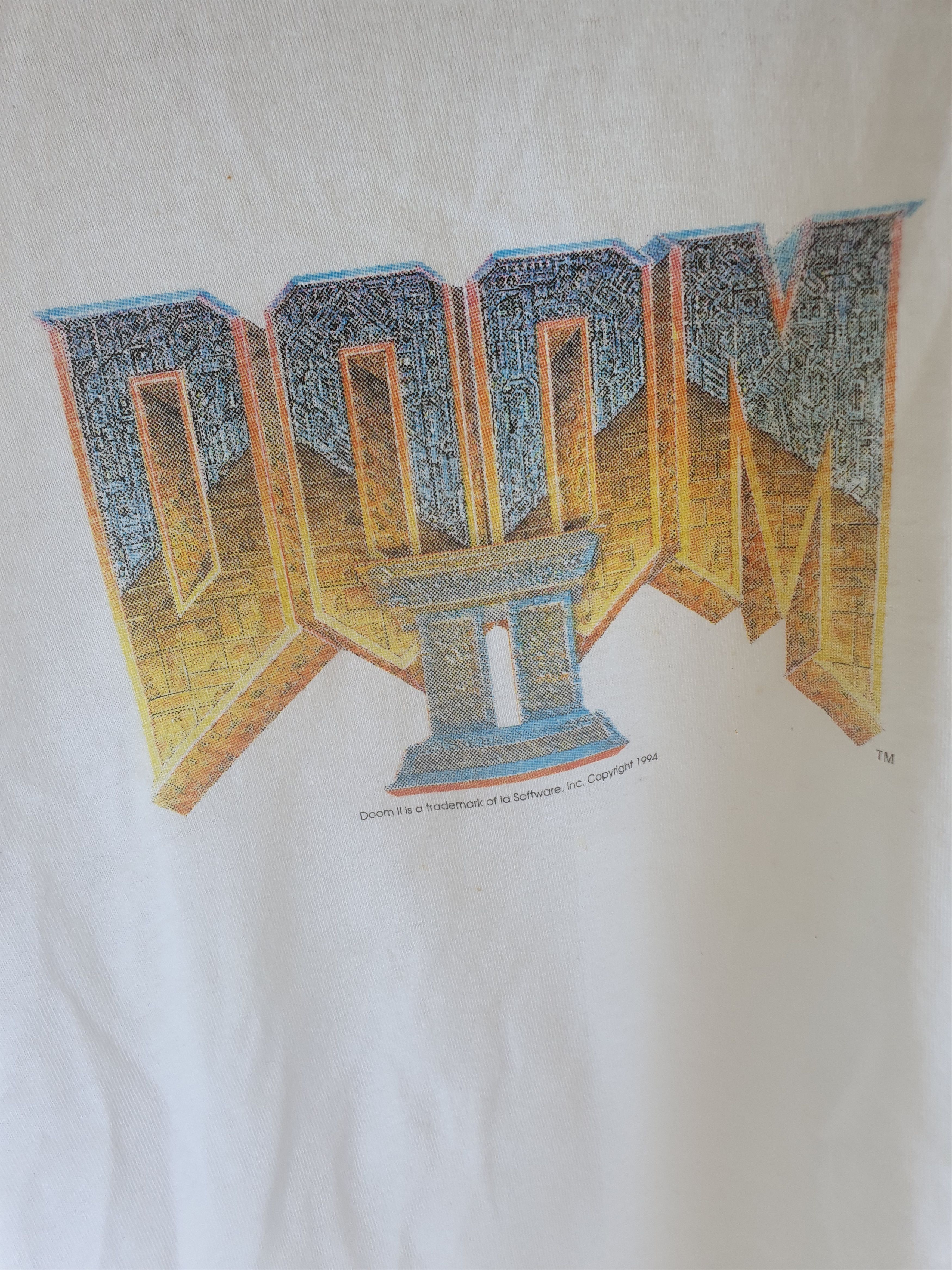 Vintage Doom II I'v played it Video Game PC Vtg 1994 single stitch L Size US L / EU 52-54 / 3 - 3 Thumbnail