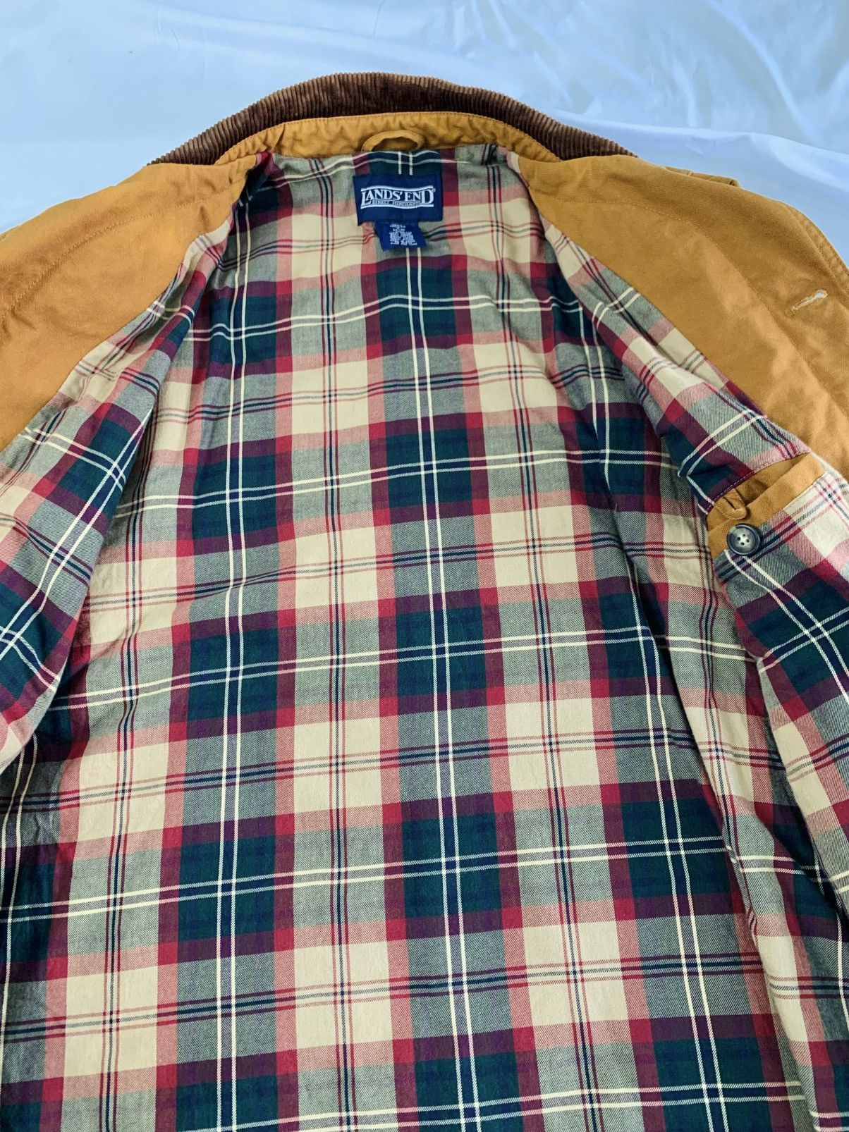 Lands' End lands’end vintage chore hunting jacket ( rare ) Size US S / EU 44-46 / 1 - 7 Thumbnail