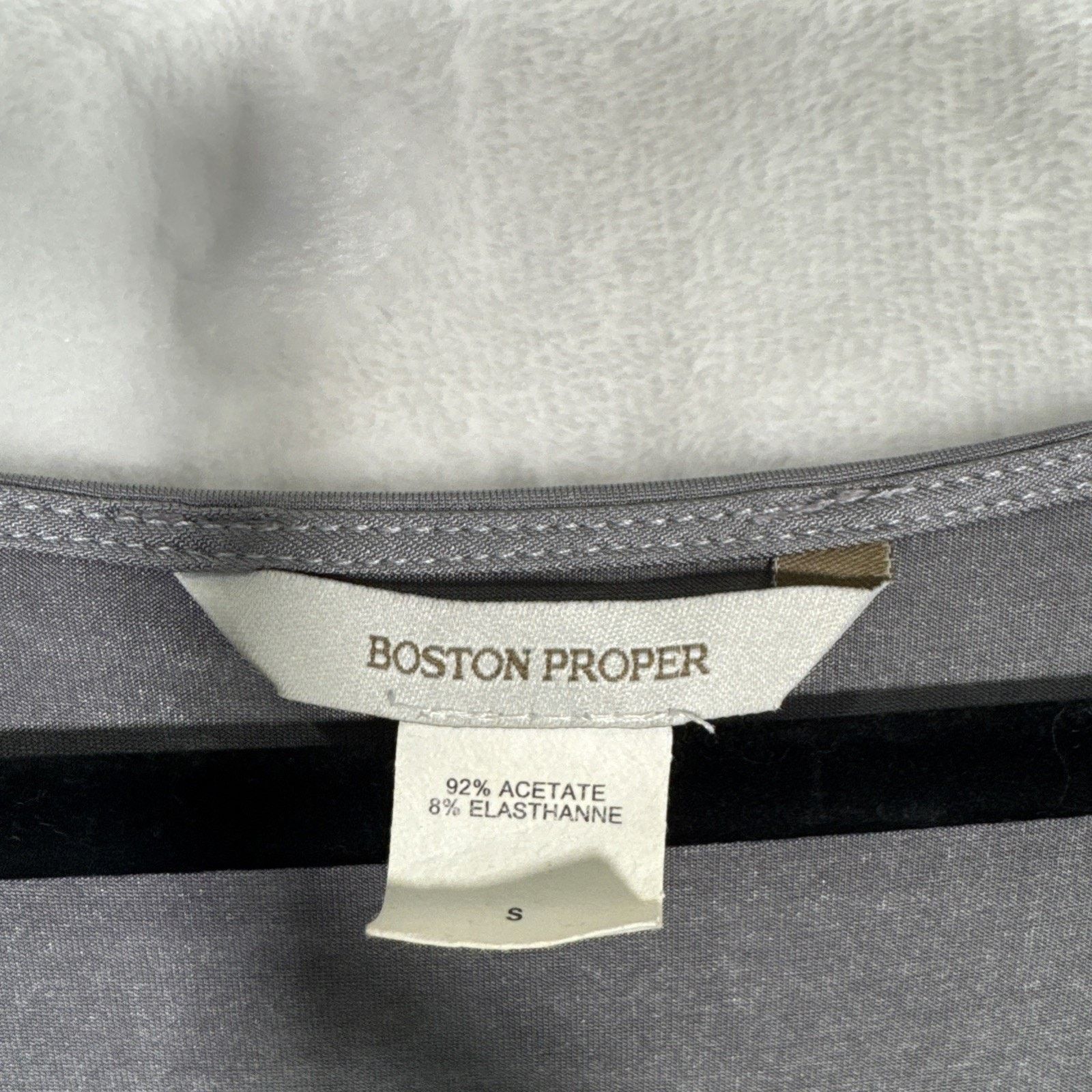 Boston Proper Sm Boston Proper Silver Long Top/Bodycon Dress Rhinestone Size S / US 4 / IT 40 - 2 Thumbnail