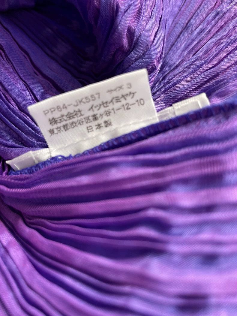 Issey Miyake Issey Miyake size:3 A long-sleeved top with a sapphire blu Size M / US 6-8 / IT 42-44 - 6 Thumbnail