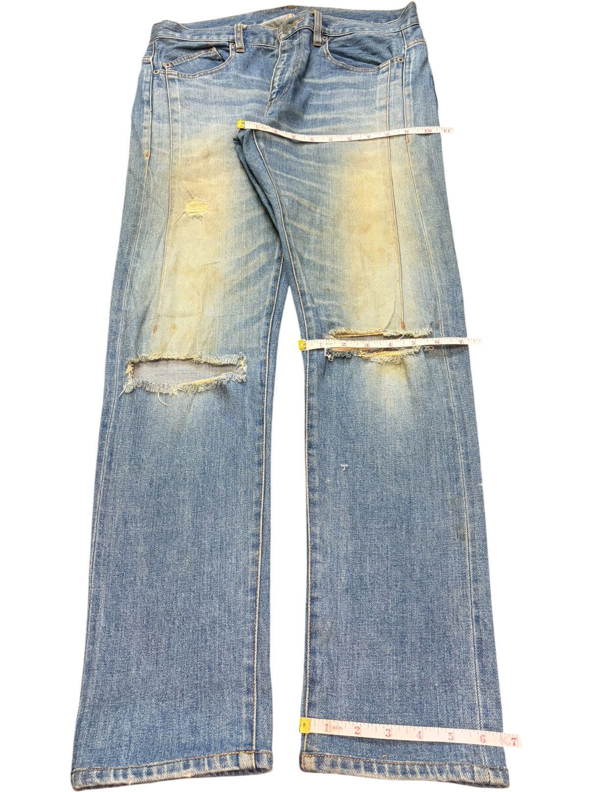Edwin Vintage Japanese Brand Selvedge Distressed Jeans Size US 31 - 8 Thumbnail