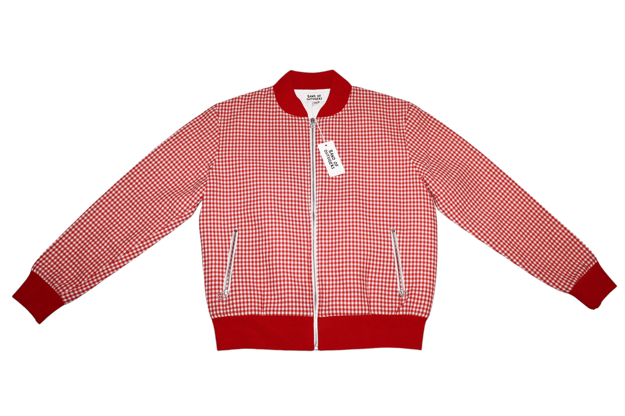 Band Of Outsiders Captain's Check Varsity Jacket