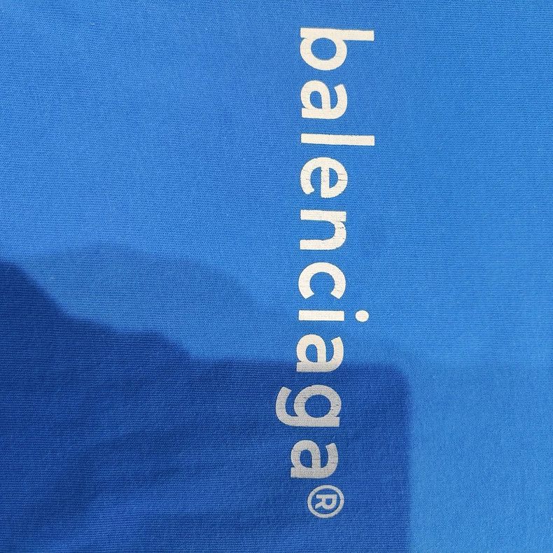 Balenciaga Balenciaga Blue round neck short sleeve Size US S / EU 44-46 / 1 - 4 Thumbnail