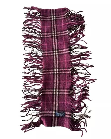 Burberry Burberry Vintage Scarf Pink 100% Cashmere Unisex Scarf Size ONE SIZE - 3 Thumbnail