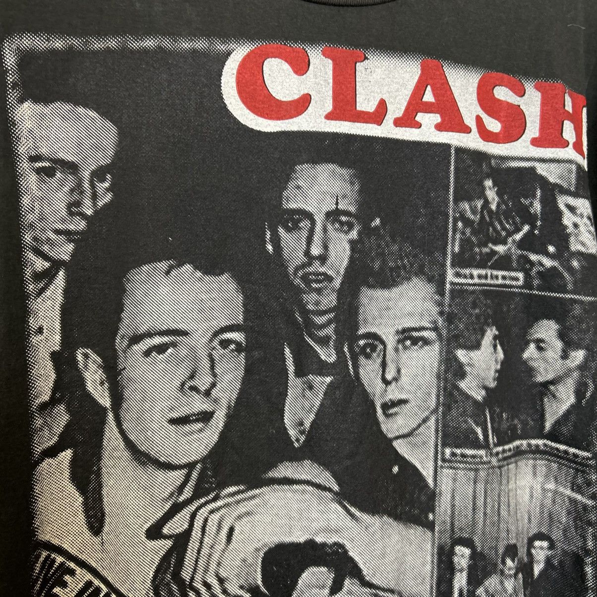 Band Tees Vintage The Clash Big Graphic Logo Black 90’s Rock Band tee Size US S / EU 44-46 / 1 - 4 Thumbnail