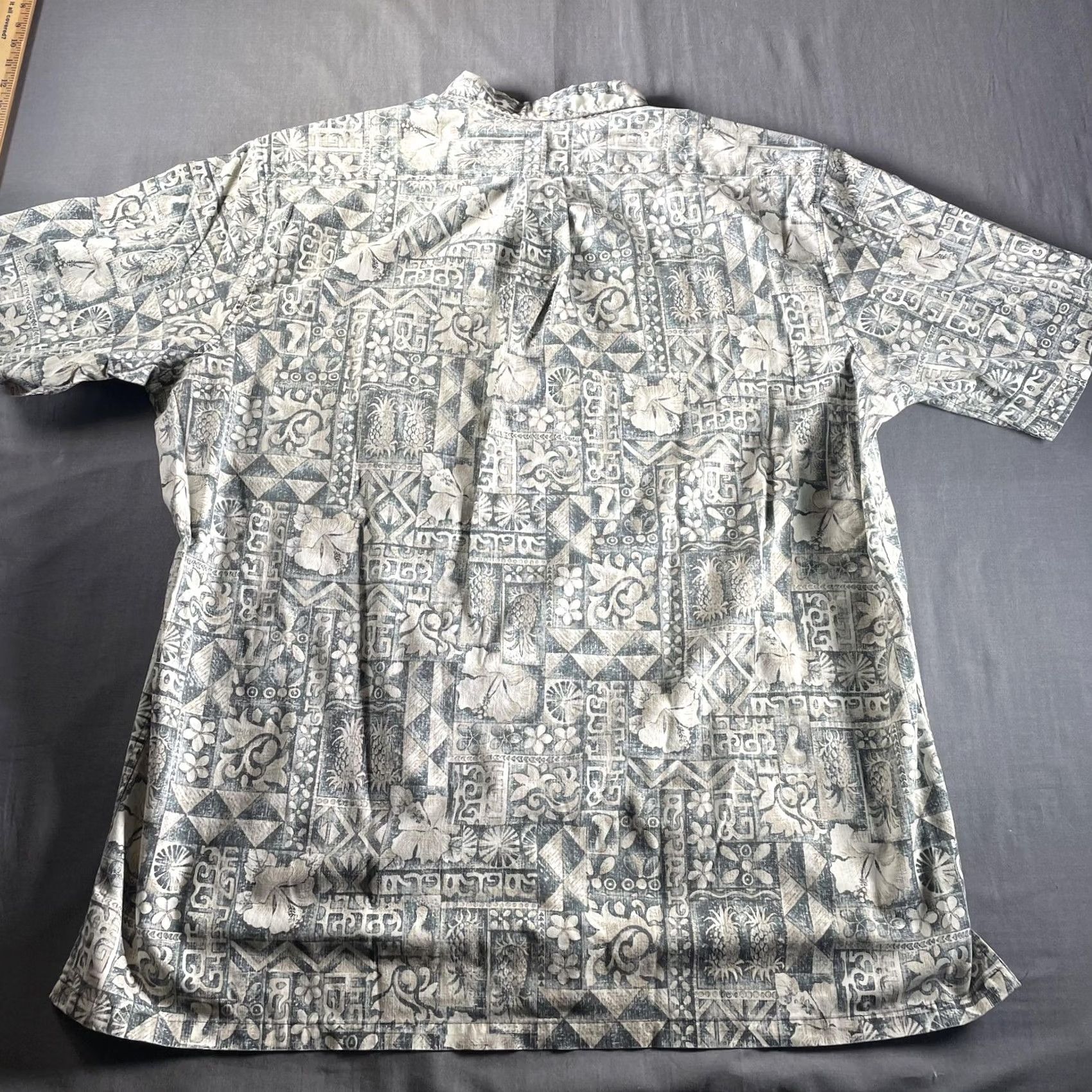 Reyn Spooner VINTAGE Reyn Spooner Alfred Shaheen Shirt Mens 3XL Gray Hawaiian Aloha Tiki Floral Shirt Mens 3XL Gray Floral Tropical Honolulu Mens) Size US XXL / EU 58 / 5 - 5 Thumbnail