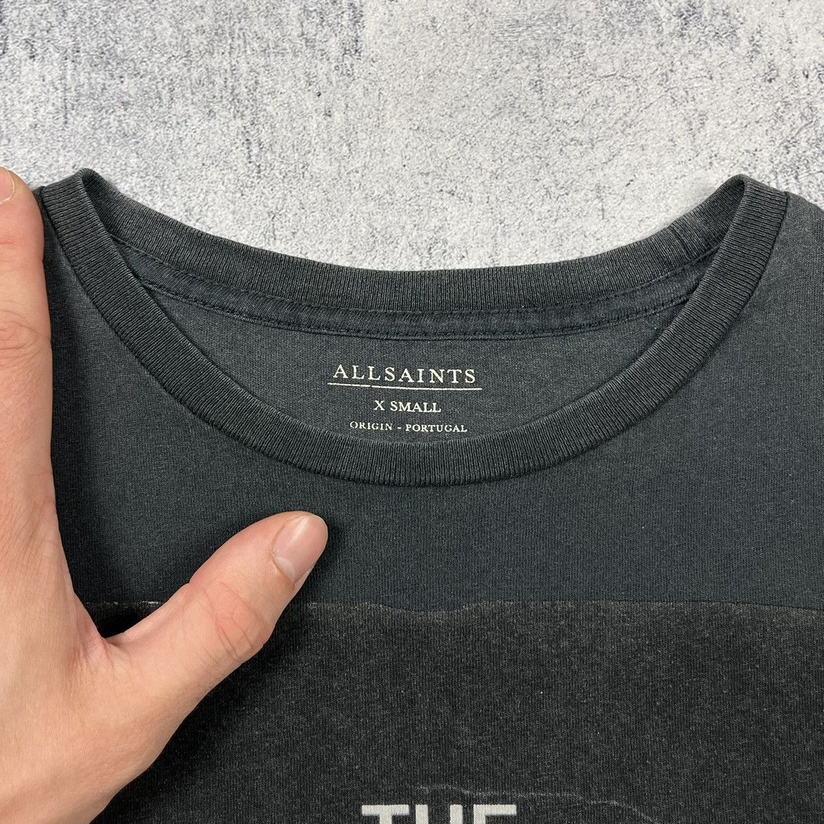 Allsaints Designer Allsaints Waltz Tonic y2k big logo tee Size US XS / EU 42 / 0 - 10 Thumbnail