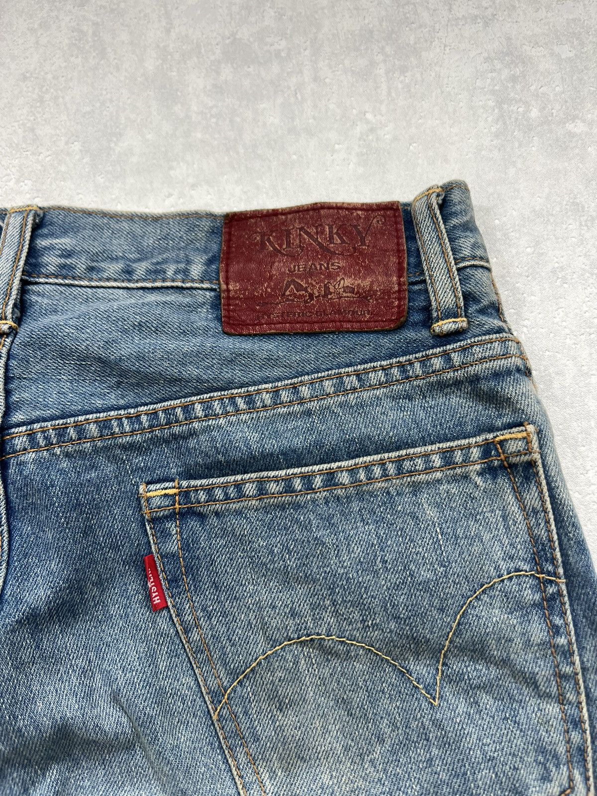Hysteric Glamour HYSTERIC GLAMOUR KINKY STAR PATCH LOGO RARE Y2K JEANS Size US 30 / EU 46 - 6 Thumbnail