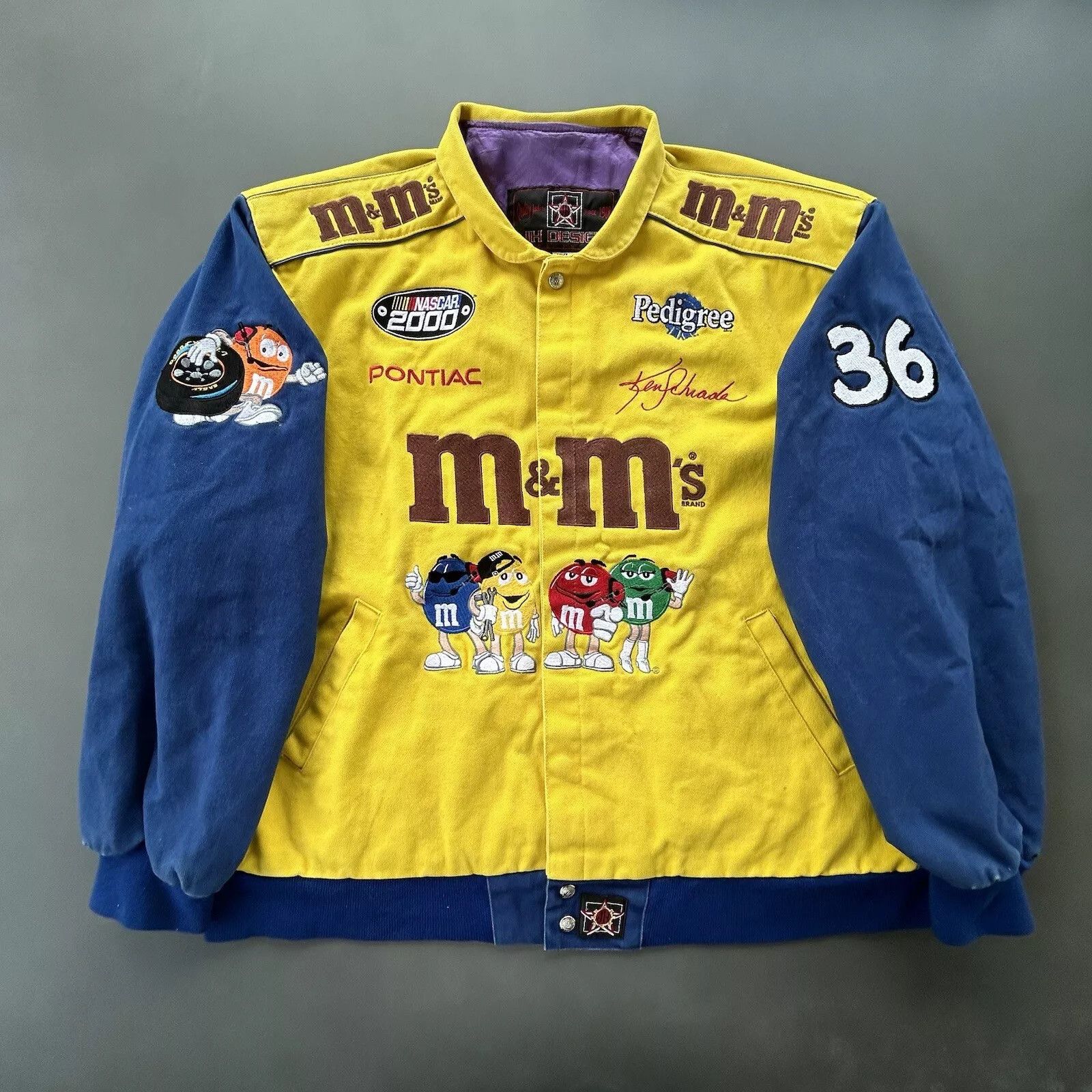 NASCAR Vintage JH Design Nascar M&M’s Ken Schrader #36 Size US XXL / EU 58 / 5 - 1 Thumbnail