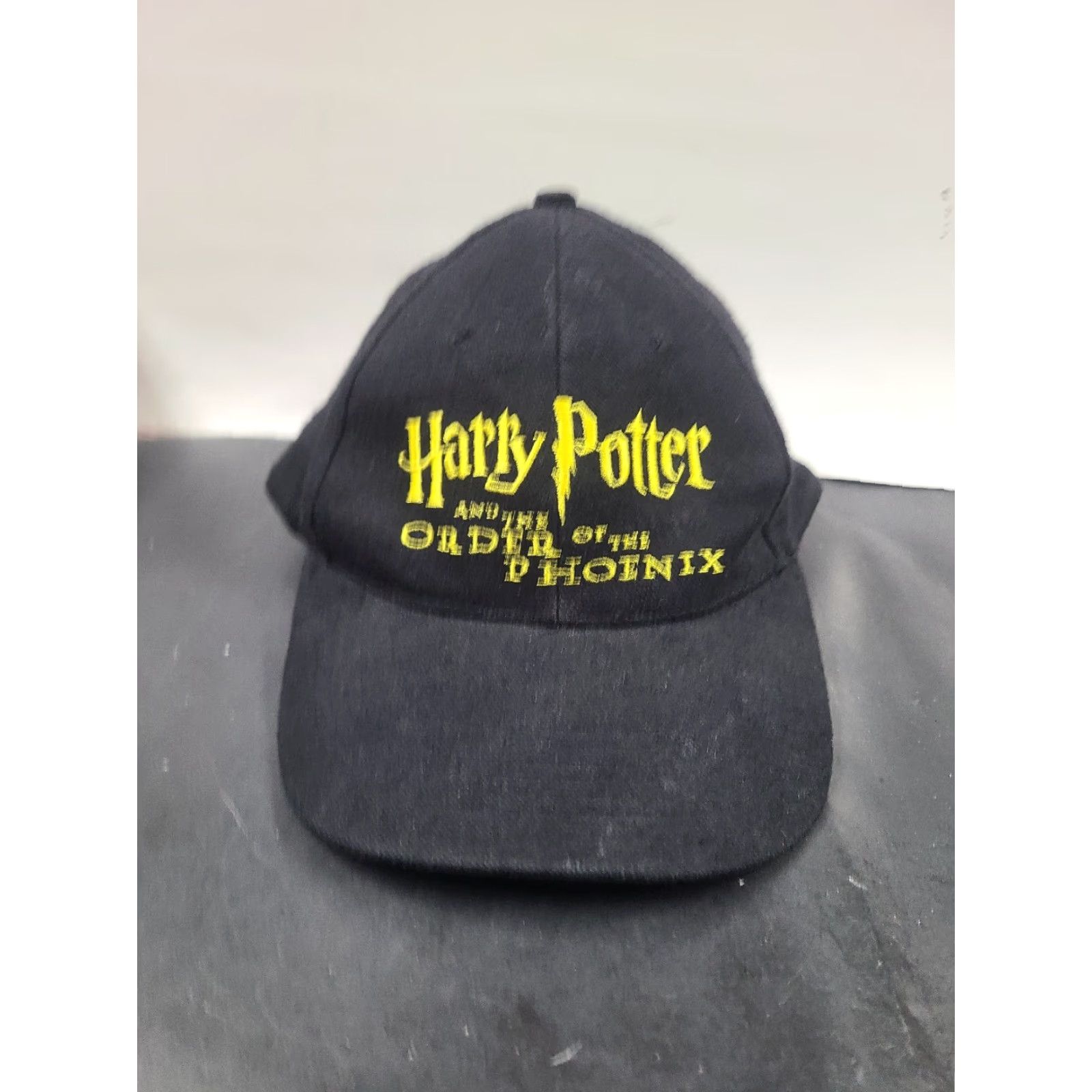 Vintage VINTAGE Scholastic HARRY POTTER promotional Hat Cap Adjustable Order Phoenix Adult Unisex Adults Baseball Cap Black 100% Cotton Velcro Adjustable Size ONE SIZE - 2 Thumbnail