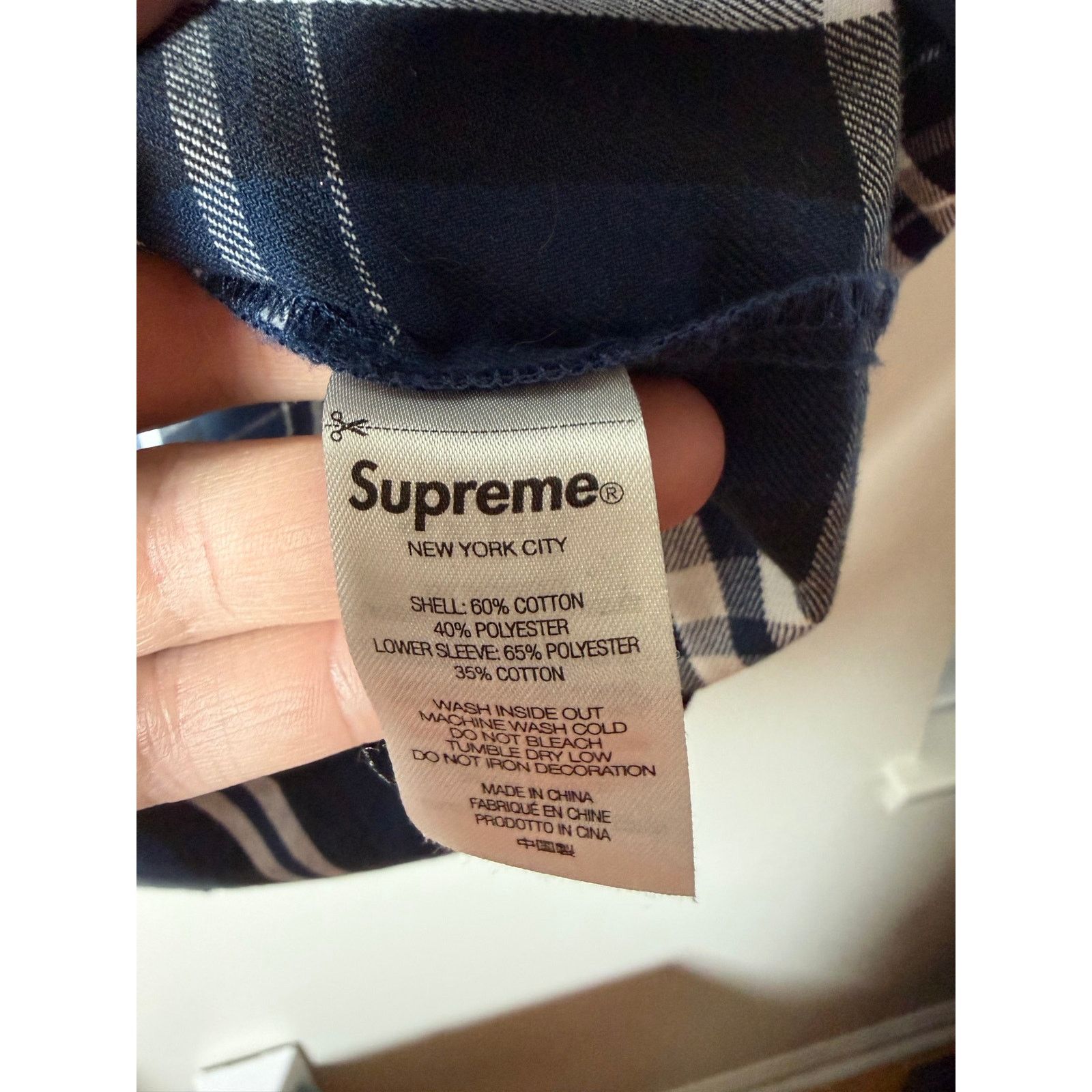 Supreme Supreme thermal work shirt FW21 Size US L / EU 52-54 / 3 - 7 Thumbnail