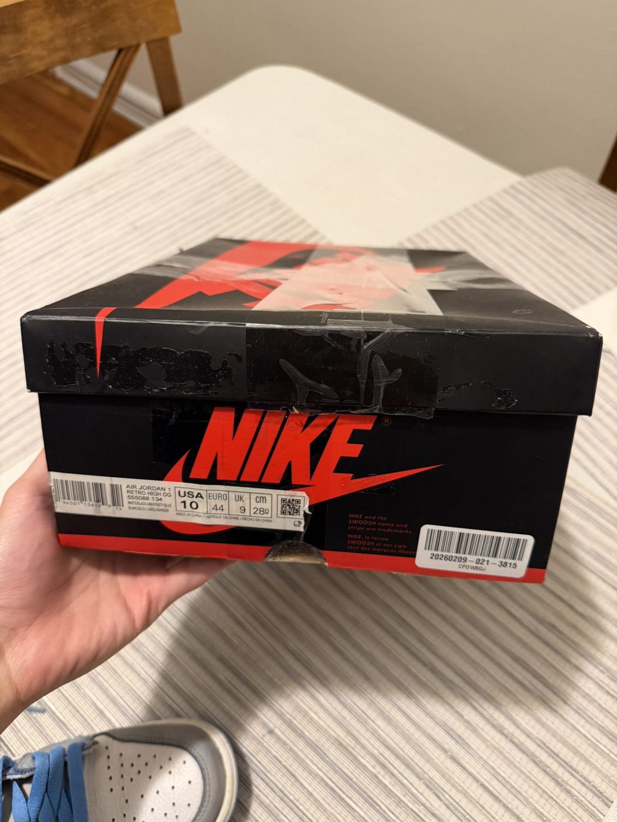Jordan Brand Jordan 1 university blue Size US 10 / EU 43 - 7 Thumbnail