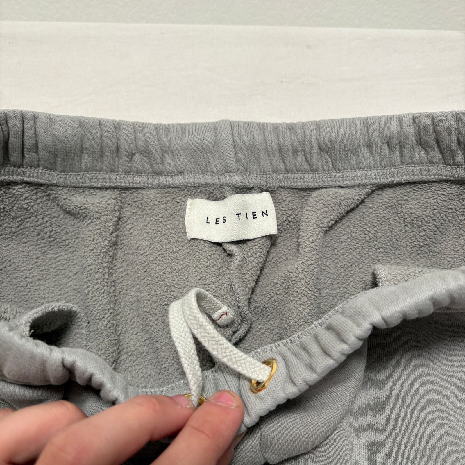 Les Tien Les Tien Core Relaxed Classic Jogger Sweatpants Gray S Size US 30 / EU 46 - 2 Thumbnail