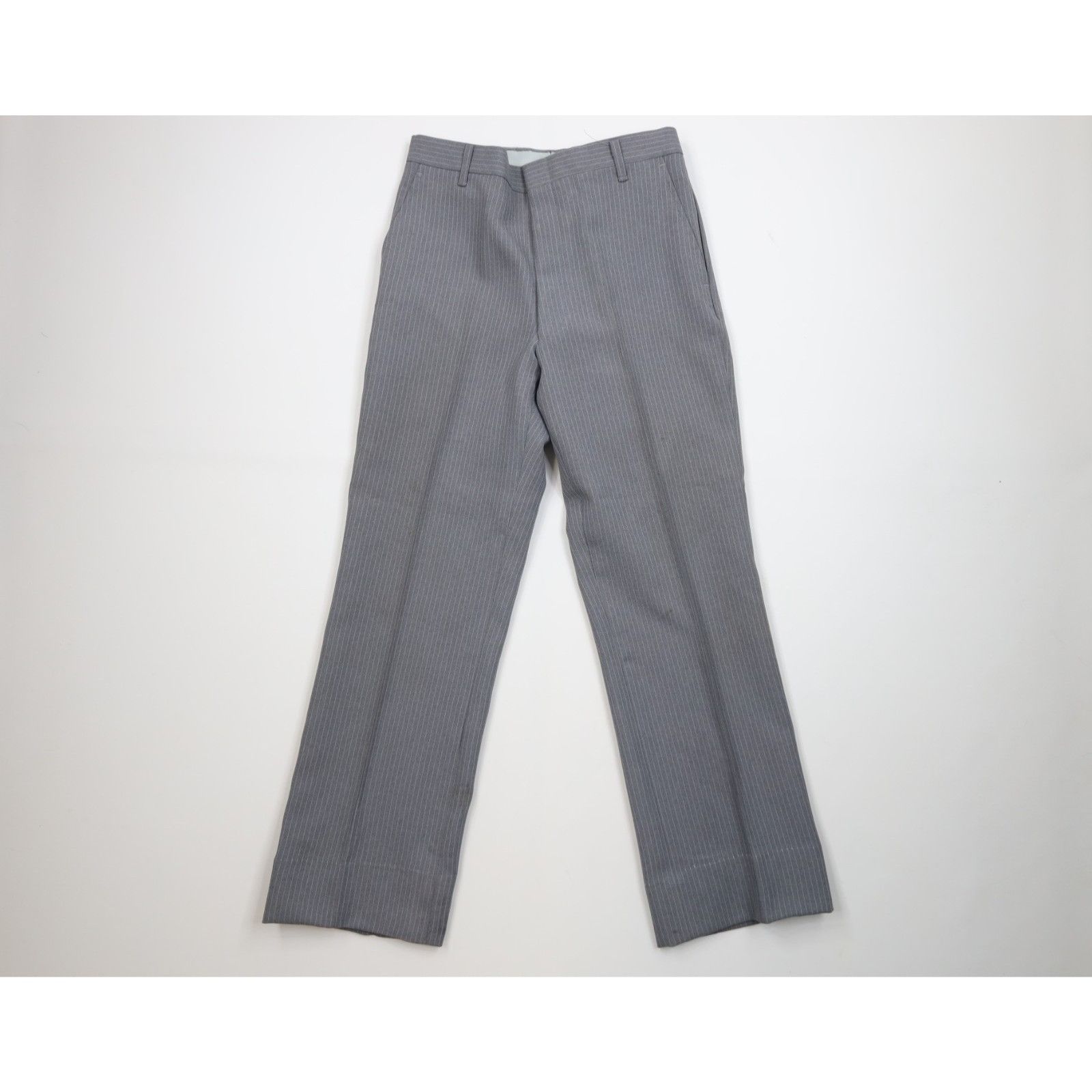 Vintage Vintage 70s Streetwear 2 Piece Knit Suit Wedding Gray Size 38R - 12 Thumbnail