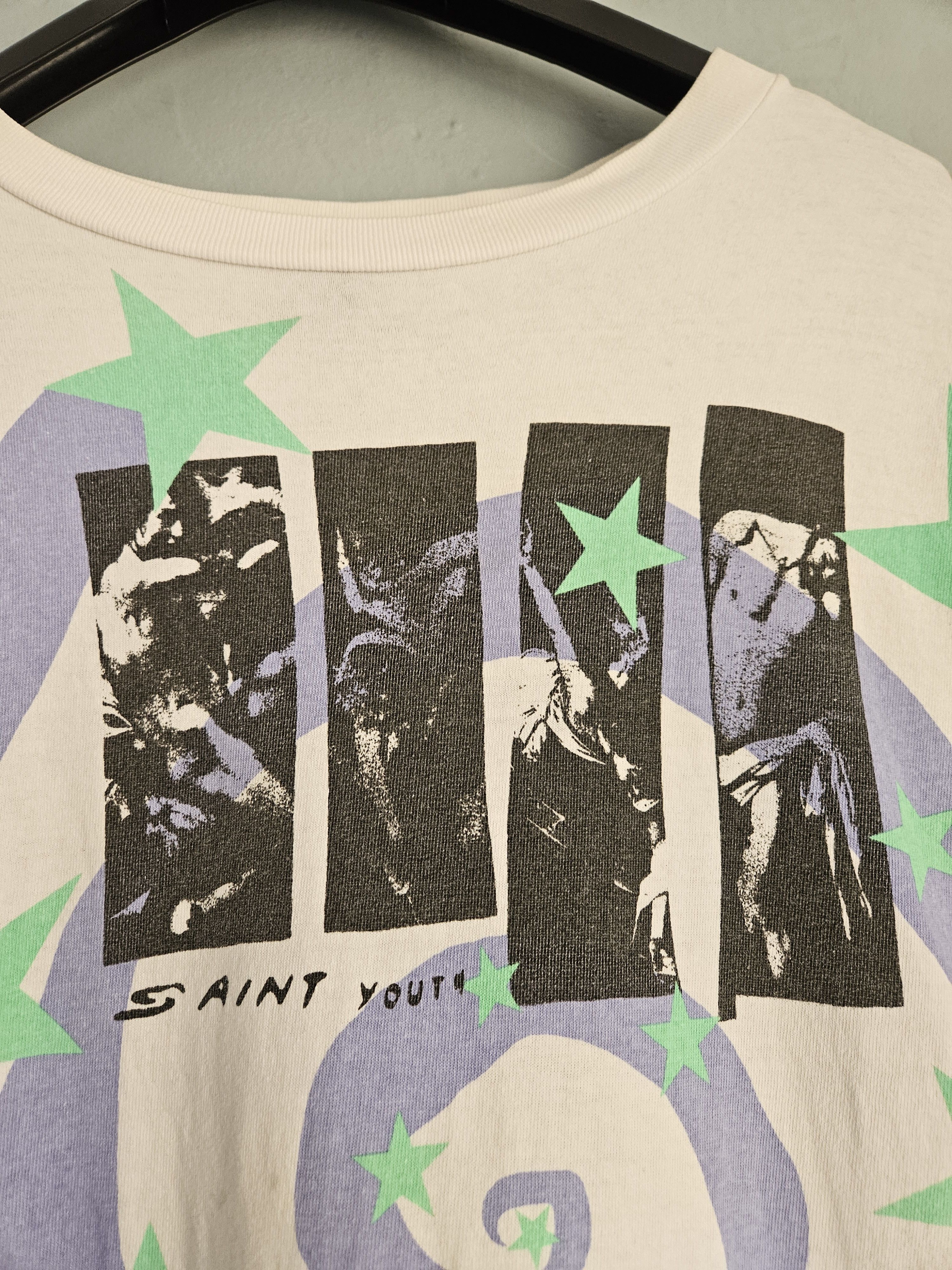 Saint Michael Saint Youth Humanity Oversized Spiral Stars Logo T Shirt Size US S / EU 44-46 / 1 - 3 Thumbnail