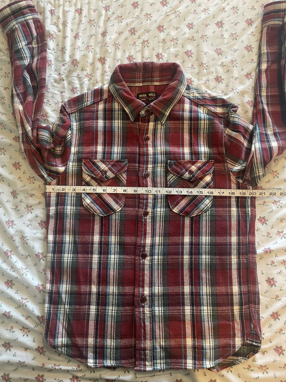 UES Japan UES Heavy Flannel Shirt - Red Size US S / EU 44-46 / 1 - 11 Thumbnail