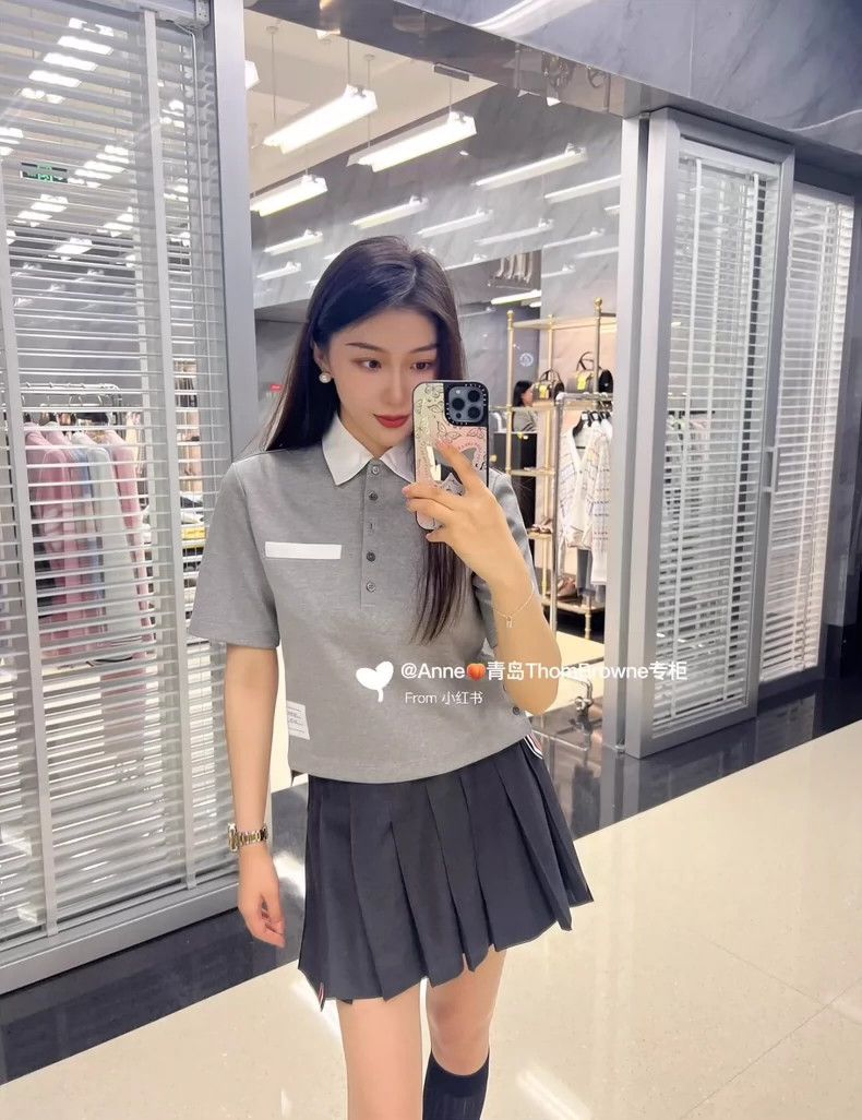 Thom Browne Thom browne Short-sleeved Polo shirt 2503-Nextarrow Size M / US 6-8 / IT 42-44 - 8 Thumbnail