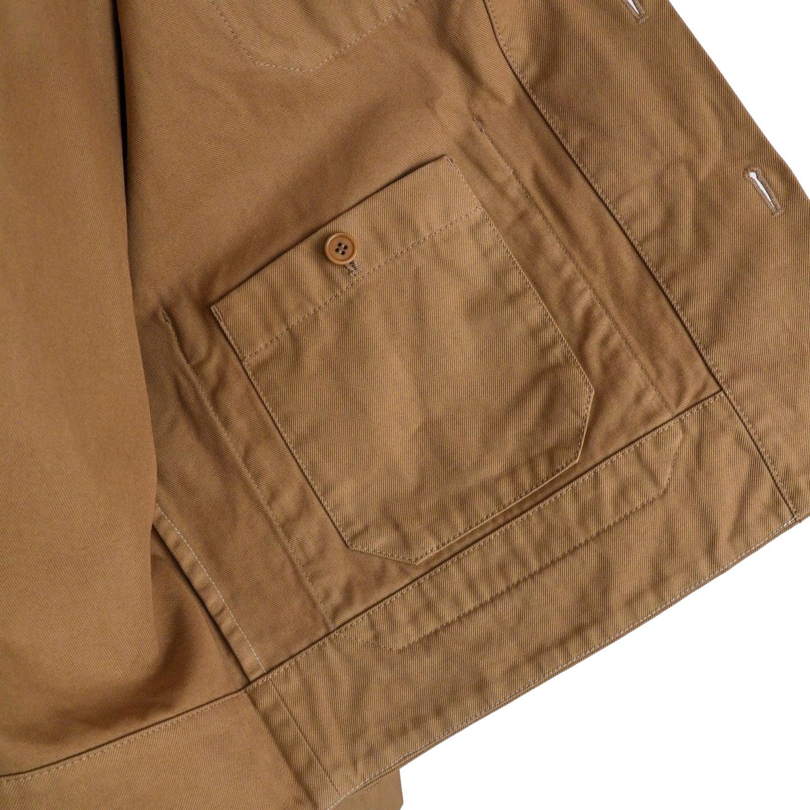 Acne Studios Acne Studios Brown Utility Workwear Patch Logo Chore Jacket Size US M / EU 48-50 / 2 - 6 Thumbnail