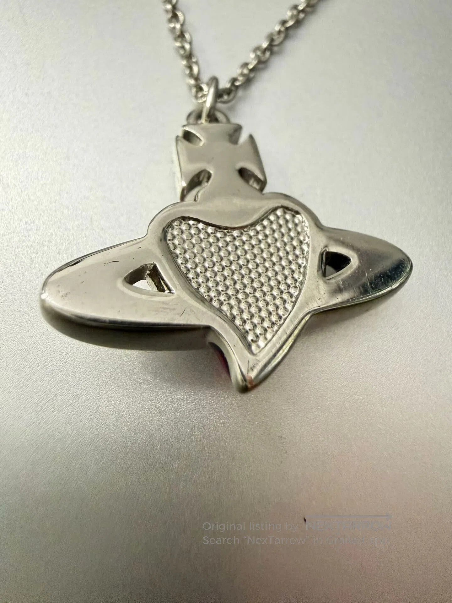 Vivienne Westwood Vivienne Westwood Saturn Heart Necklace. Size ONE SIZE - 6 Thumbnail