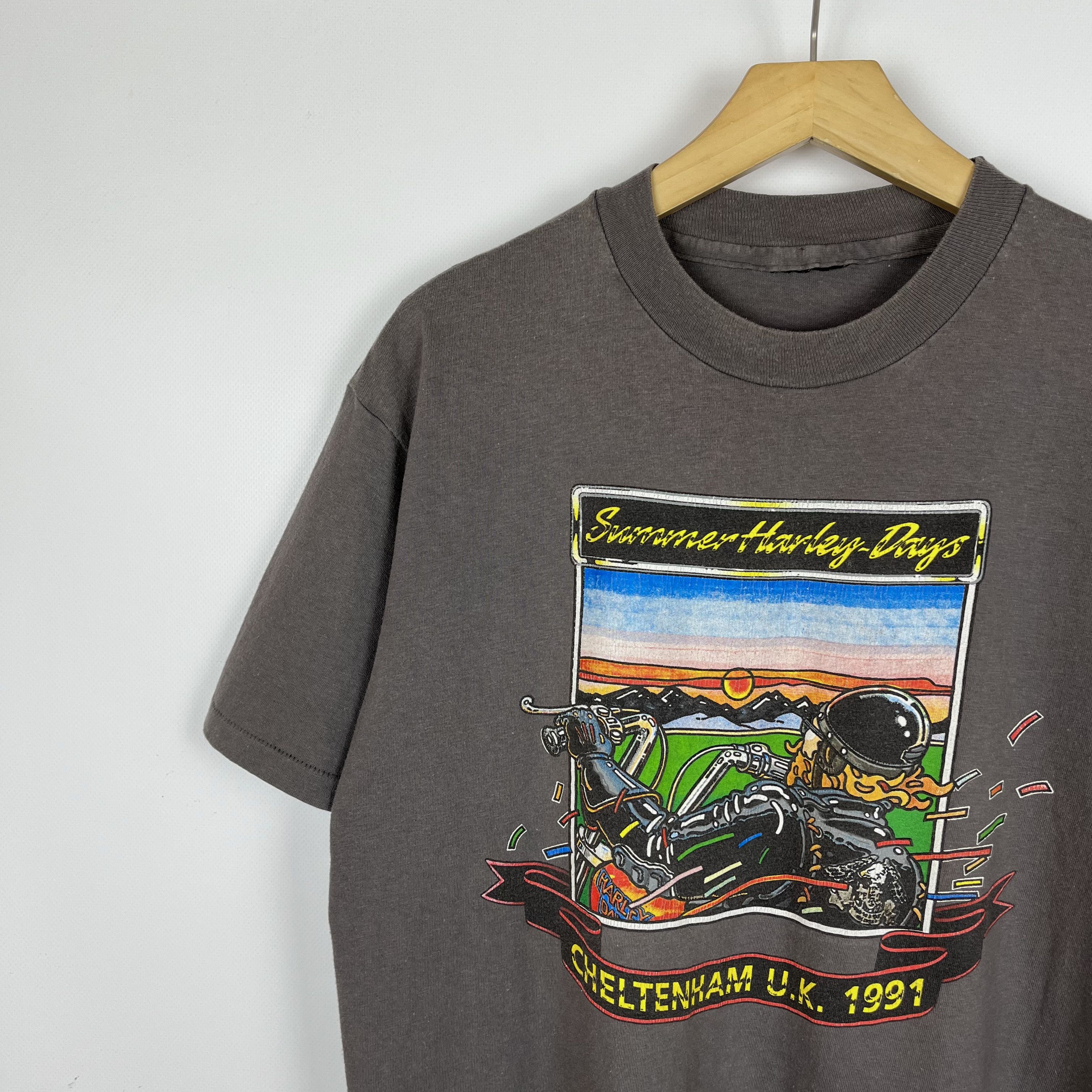 Harley Davidson Vintage Harley Davidson Summer Harley Days T Shirt 1991 Size US L / EU 52-54 / 3 - 5 Thumbnail
