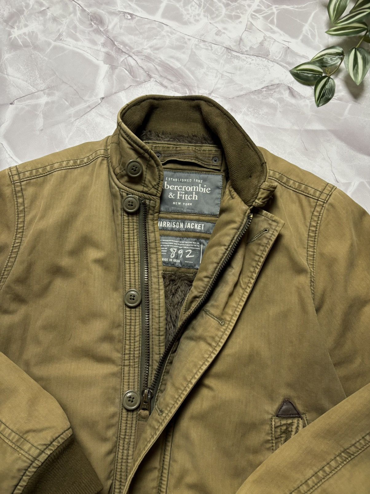 Abercrombie & Fitch Abercrombie & Fitch Harrison Jacket Faux Fur Lined Bomber M Size US M / EU 48-50 / 2 - 16 Thumbnail