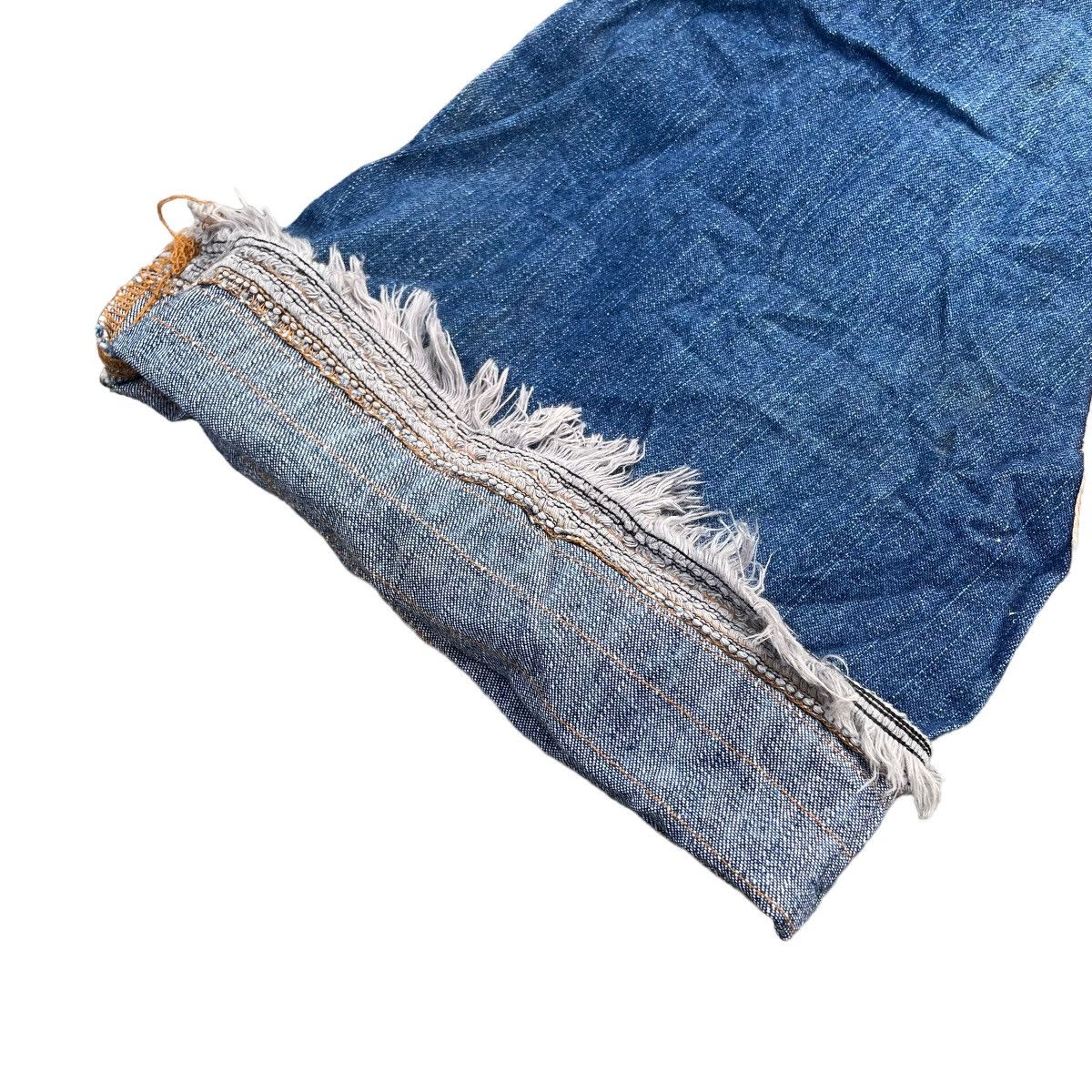 Kapital 🇯🇵 FTS PATCHWORK FLARE DENIM PANTS Size 28" / US 6 / IT 42 - 13 Thumbnail