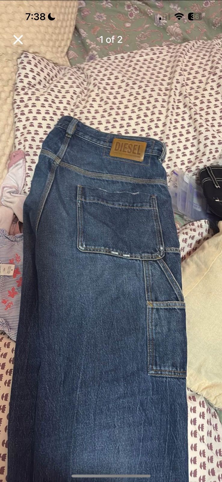 Diesel DIESEL D-FRANKY JEANS Size US 32 / EU 48 - 3 Thumbnail