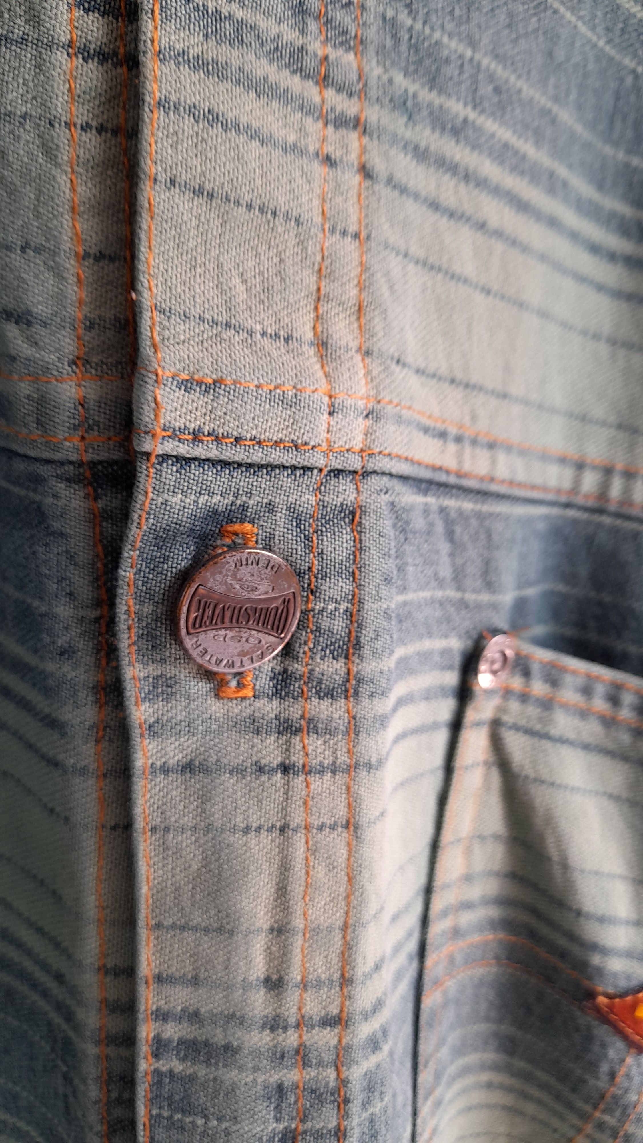 Quiksilver Vintage Quiksilver Saltwater Denim Buttons Up Size US XL / EU 56 / 4 - 5 Thumbnail