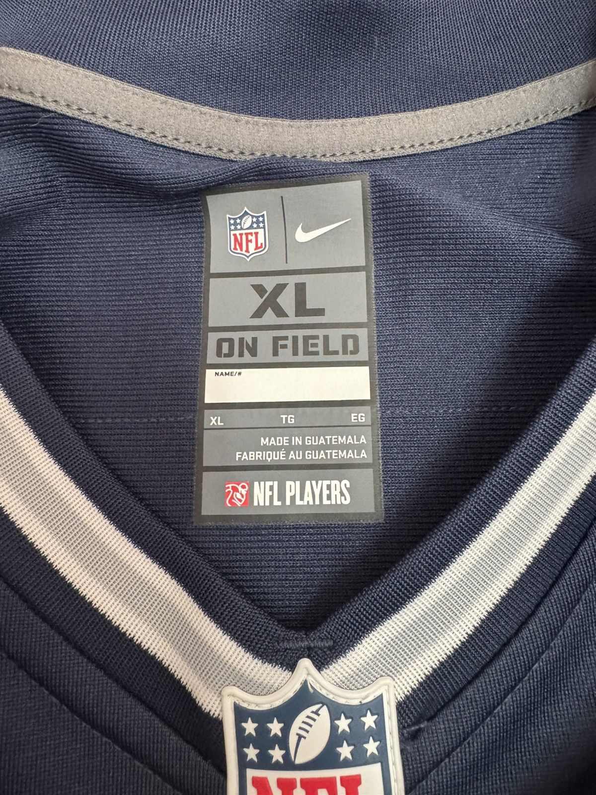 Nike Dallas Cowboys Ezekiel Elliot #21 NFL On Field Home Jersey Size US XL / EU 56 / 4 - 6 Thumbnail