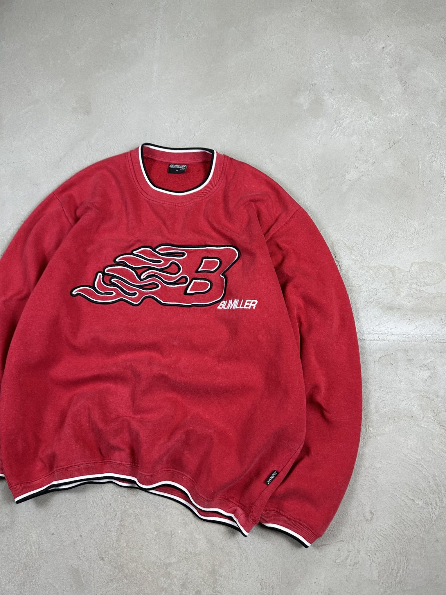 JNCO Vintage Crazy Y2k JNCO Style Flame Boxy Hiphop Sweatshirt Size US XL / EU 56 / 4 - 3 Thumbnail