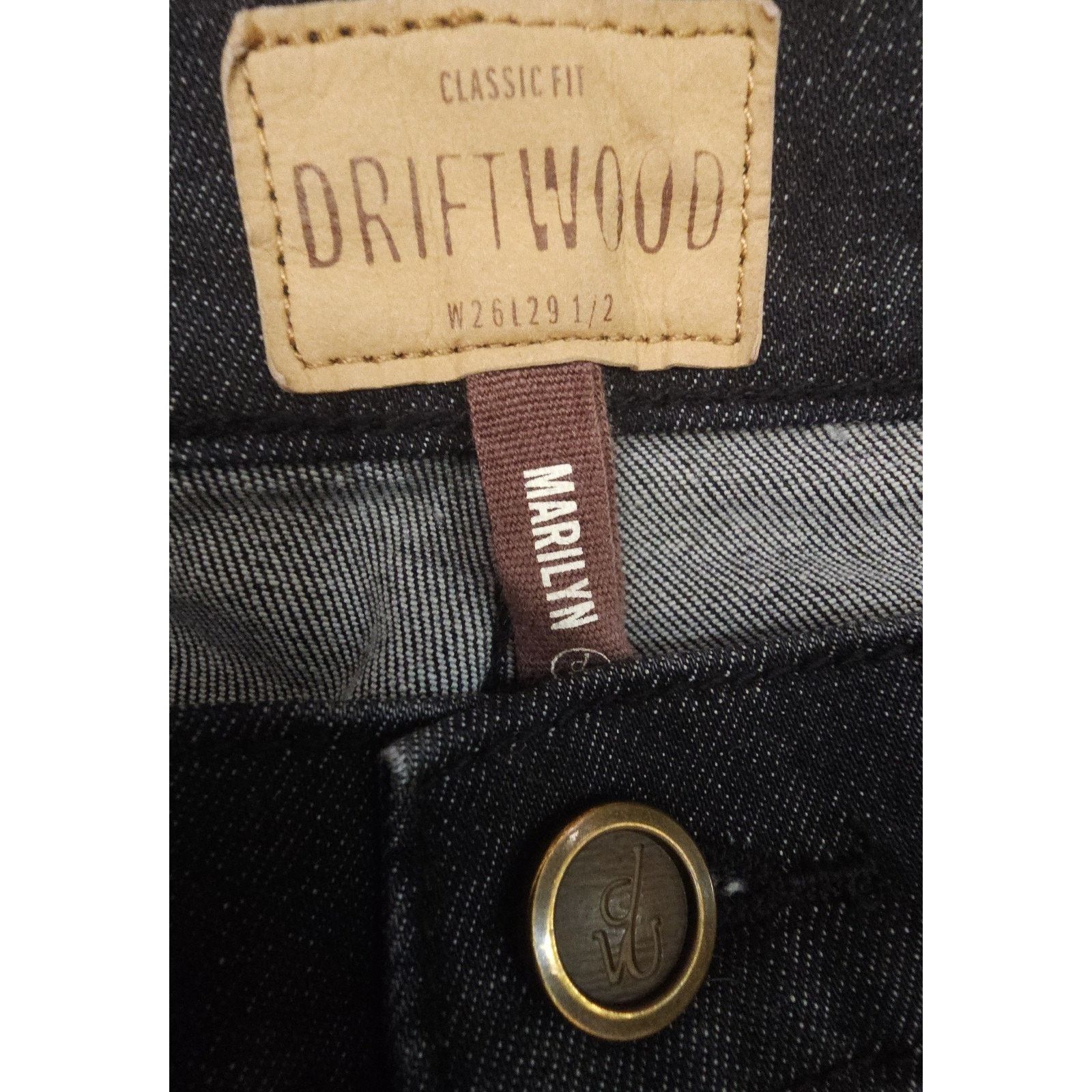 Other Driftwood Marilyn Boho Embroidered FLoral Dark Wash Jeans 26 Size 26" / US 2 / IT 38 - 11 Thumbnail