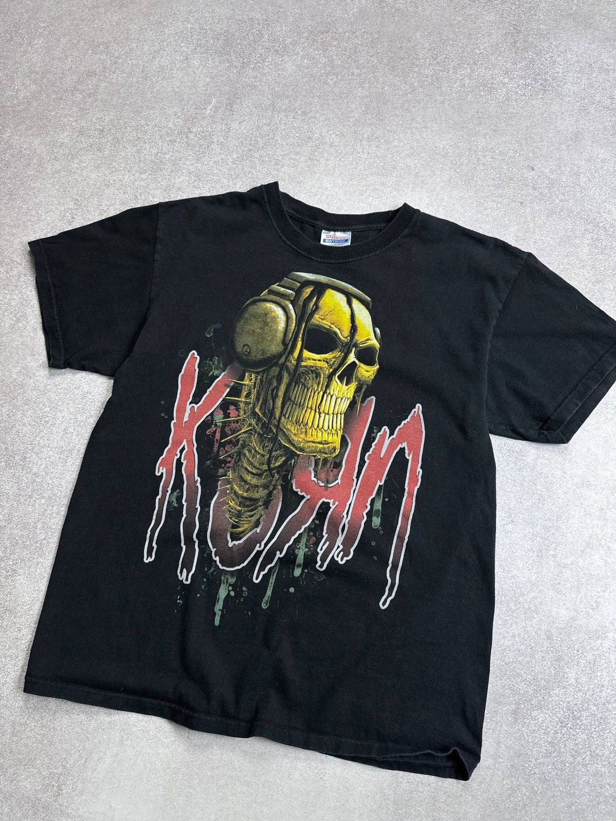 Band Tees Vintage 00s Korn Graphic Band T-shirt Rare L Size US L / EU 52-54 / 3 - 2 Thumbnail