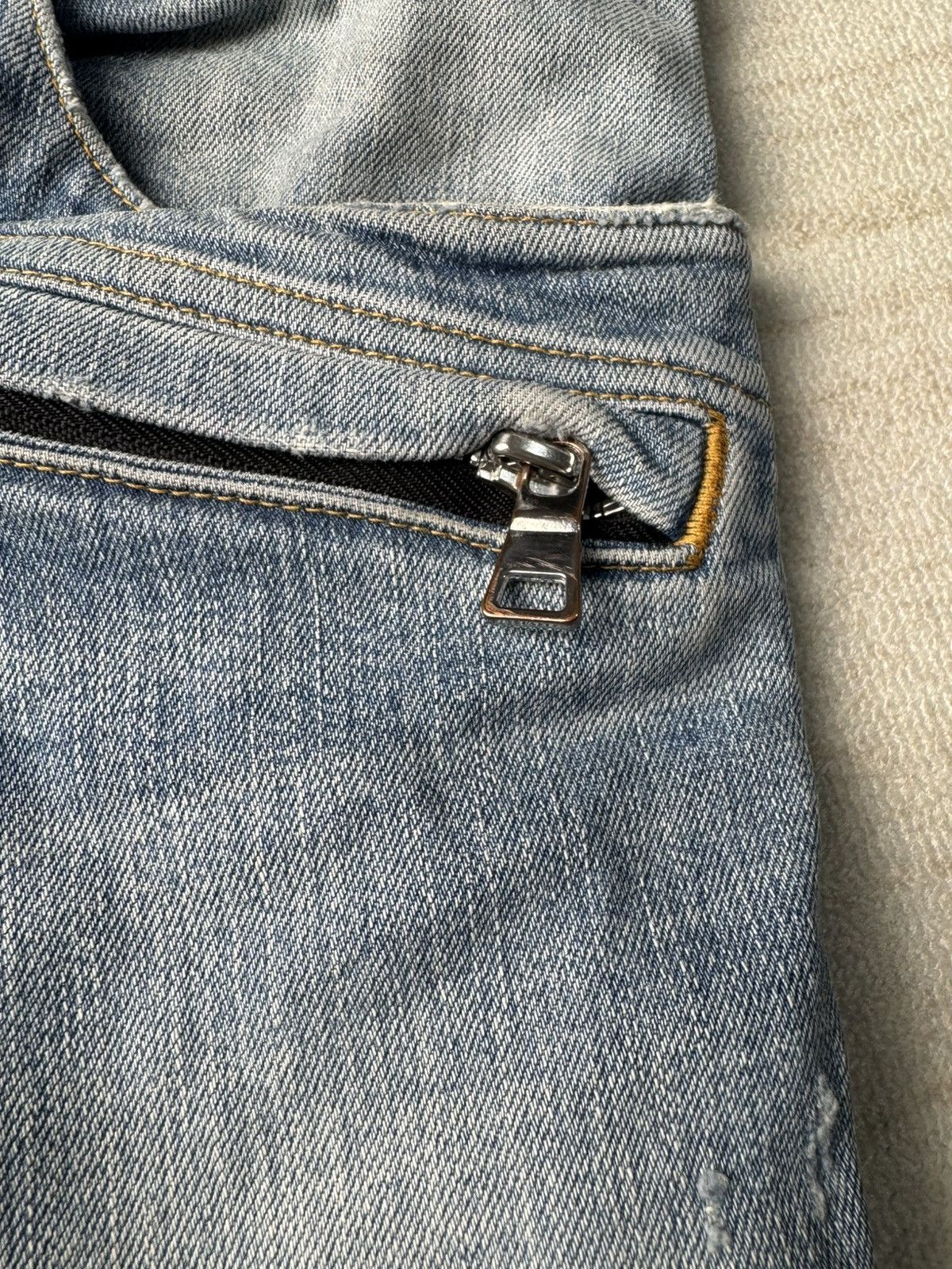 Balmain Moto jeans 32 Size US 32 / EU 48 - 6 Thumbnail