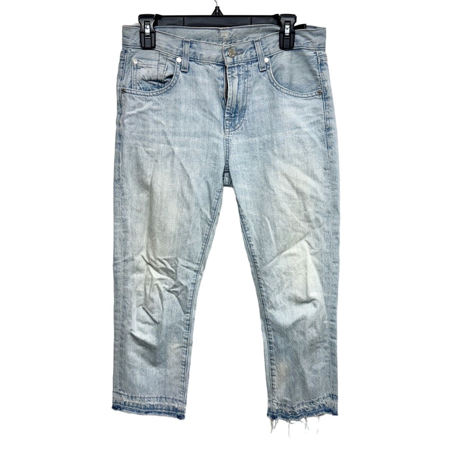 7 For All Mankind 7 for All Mankind cropped relaxed distressed skinny jean 26 Size 26" / US 2 / IT 38 - 2 Thumbnail