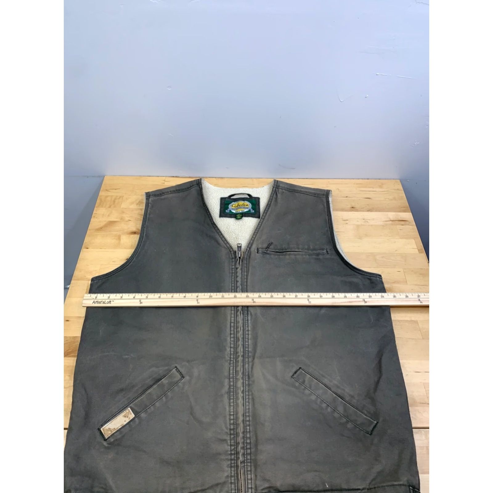 Vintage Cabela's Vest Mens L Green Cotton Canvas Lined Outdoor Casual Hunting Retro Classic Nature Outdoor 12656 Size US L / EU 52-54 / 3 - 6 Thumbnail